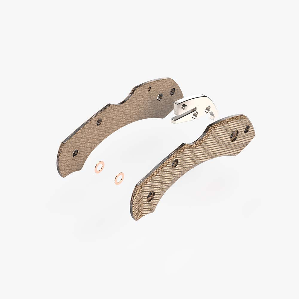 Micarta Scales - Spyderco Dragonfly