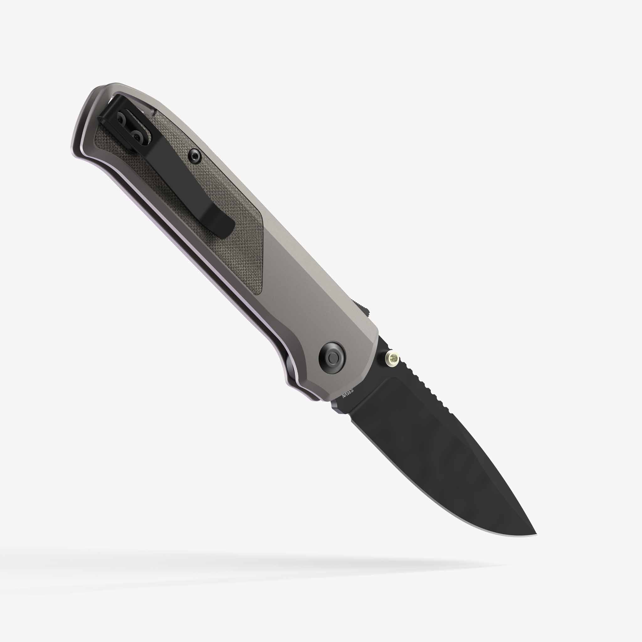 Arcade® - Gunmetal Micarta-Pocket Knife-Flytanium-Flytanium