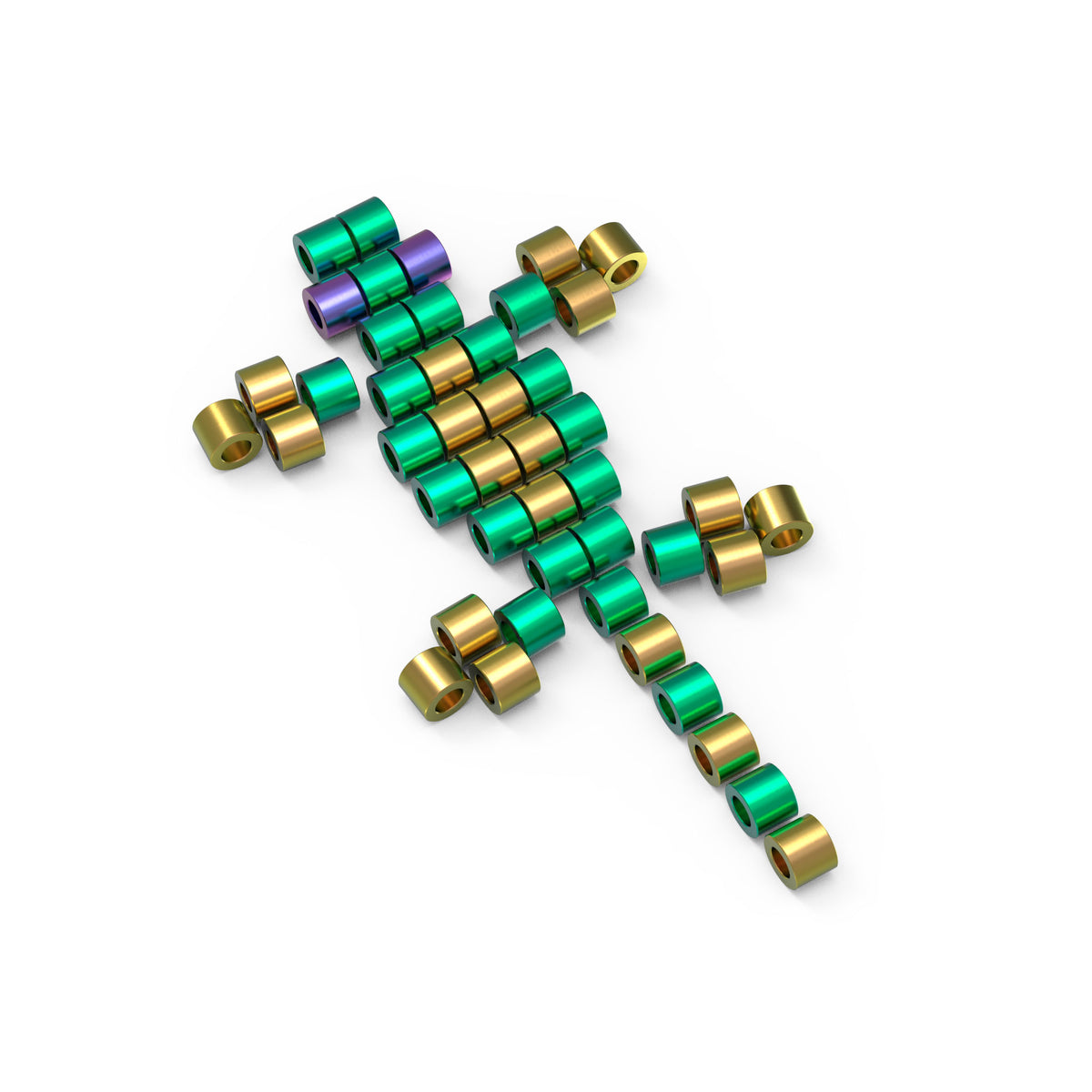 DIY Titanium Lizard Bead Kit