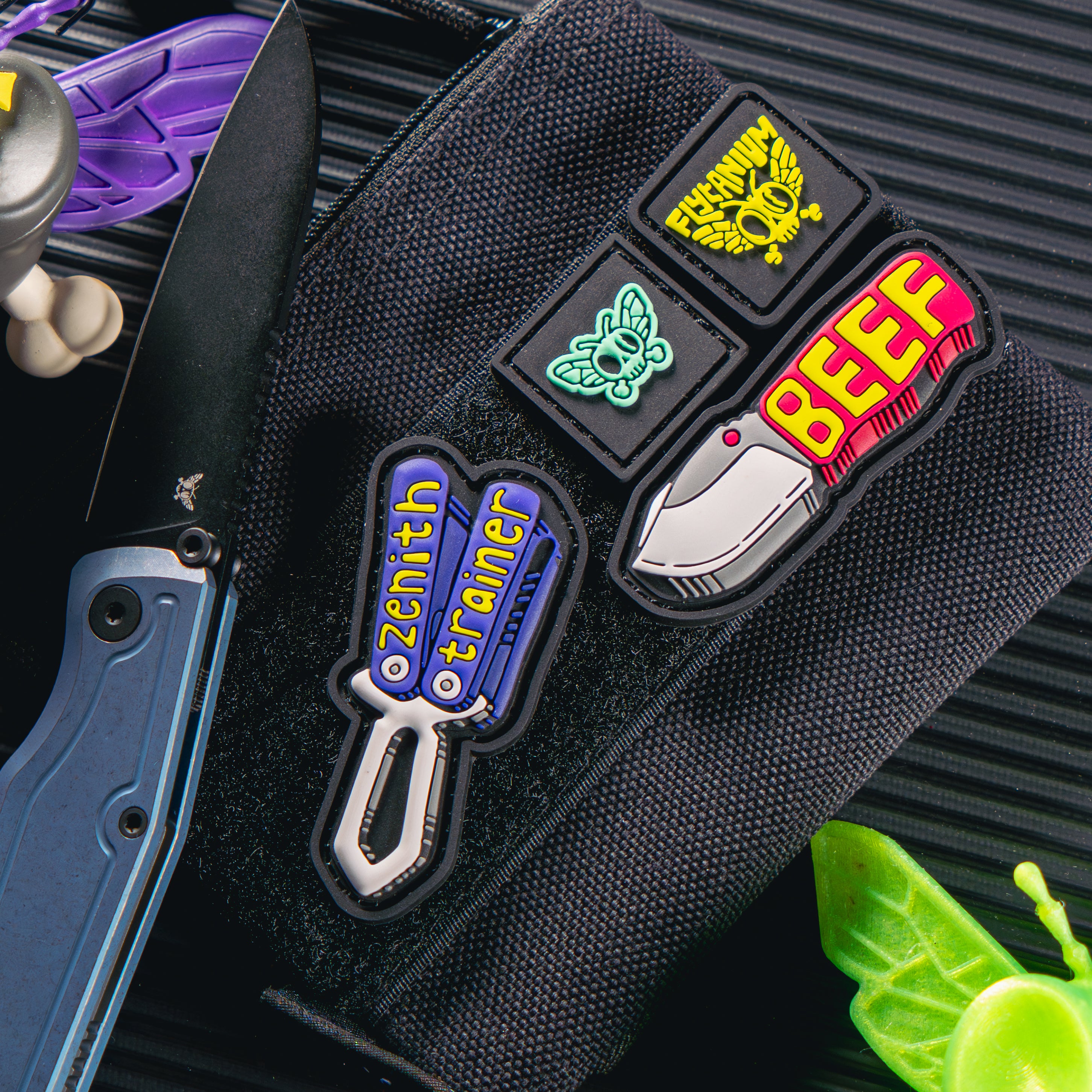 Zenith Trainer Chibi Balisong PVC Patch