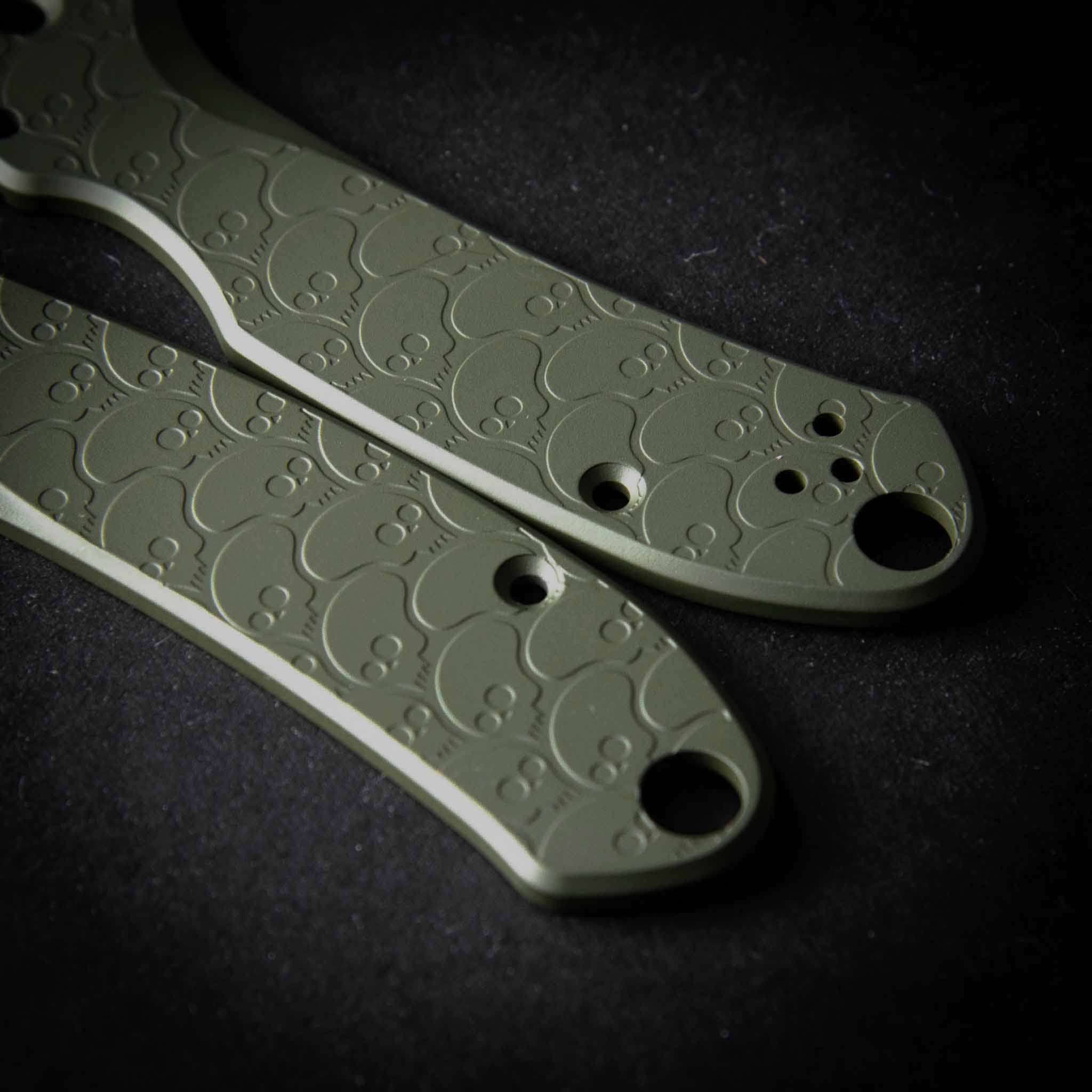 Flytanium X PLAYGE - Skinny Scales | OD Green Cerakote | Spyderco Para 3