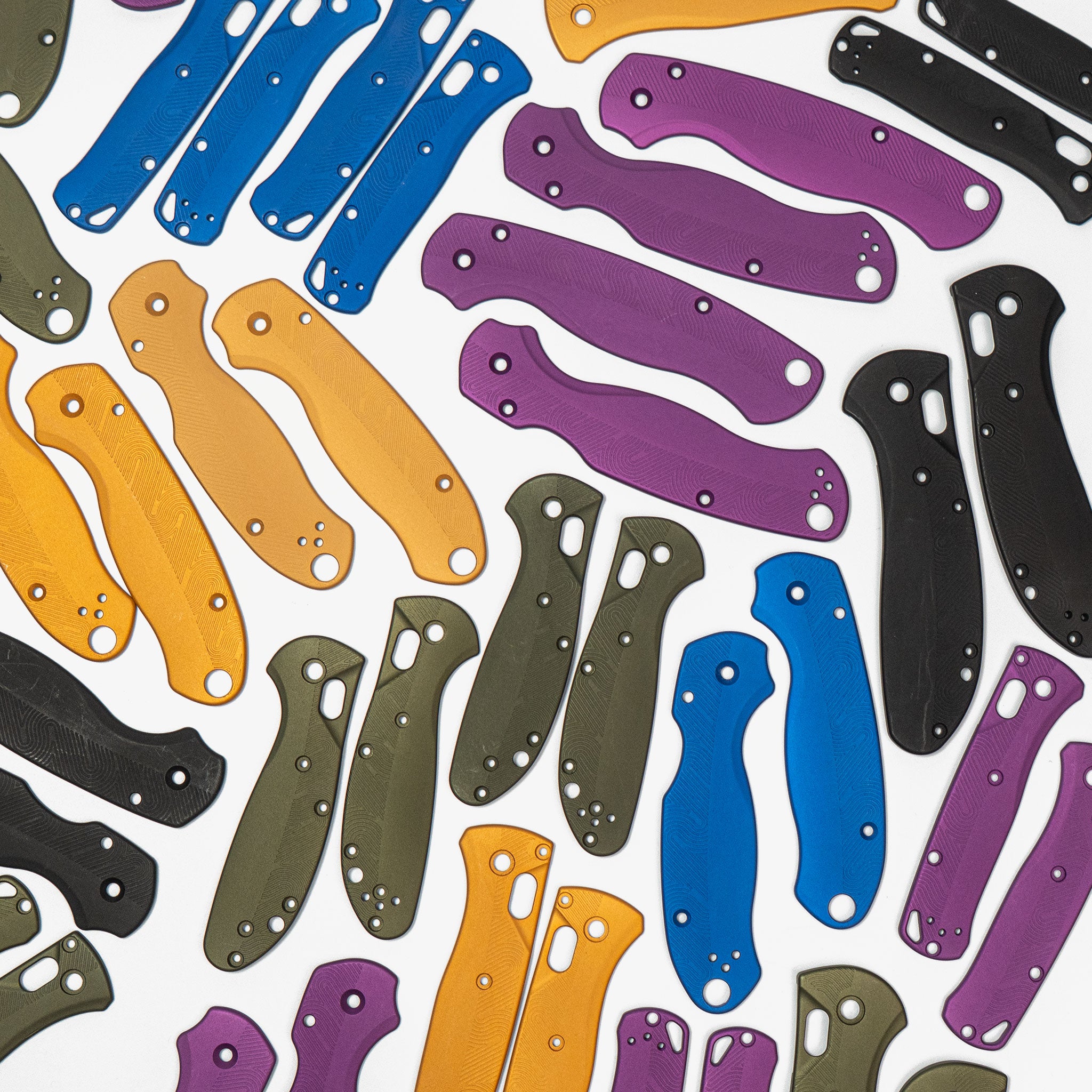 GARAGE SALE - Loop Scales - Aluminum - Spyderco Para 3