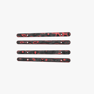 Carbon Fiber Inlays for Ti Lucha Handles (Inlays Only) - Kershaw-Red Camo Carbon