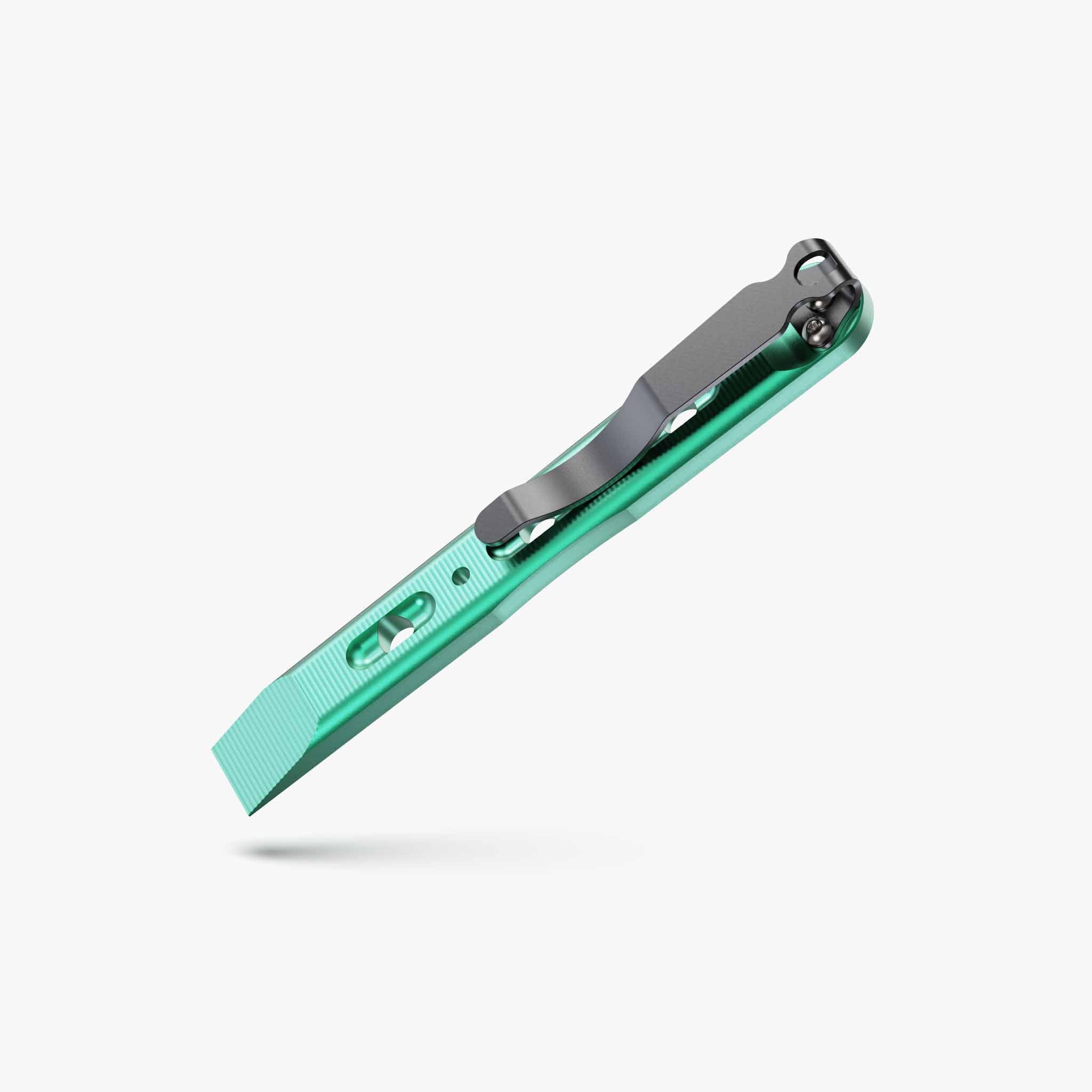 Alto Prybar - Titanium-EDC Tool-Flytanium-Green Anodize-Flytanium