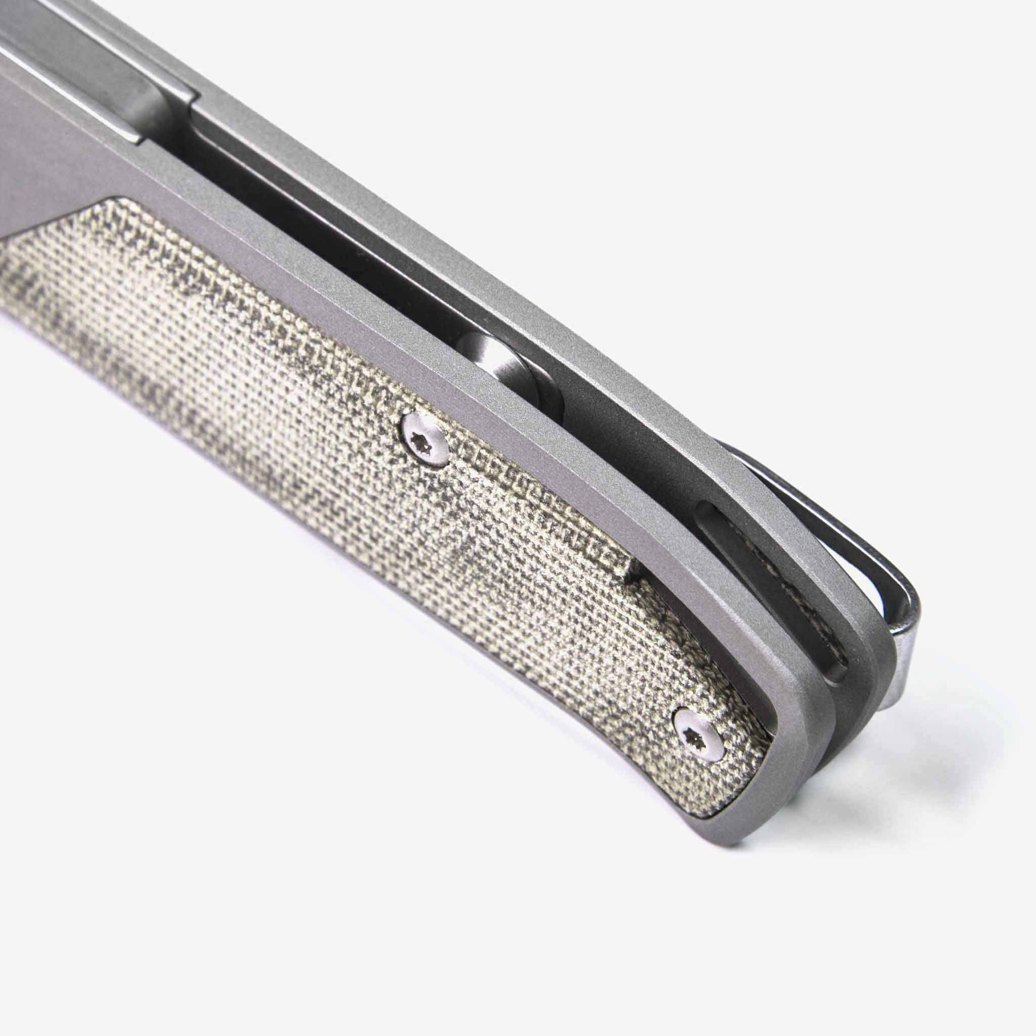 Arcade® - Flytanium Folding Knife - Gunmetal Micarta