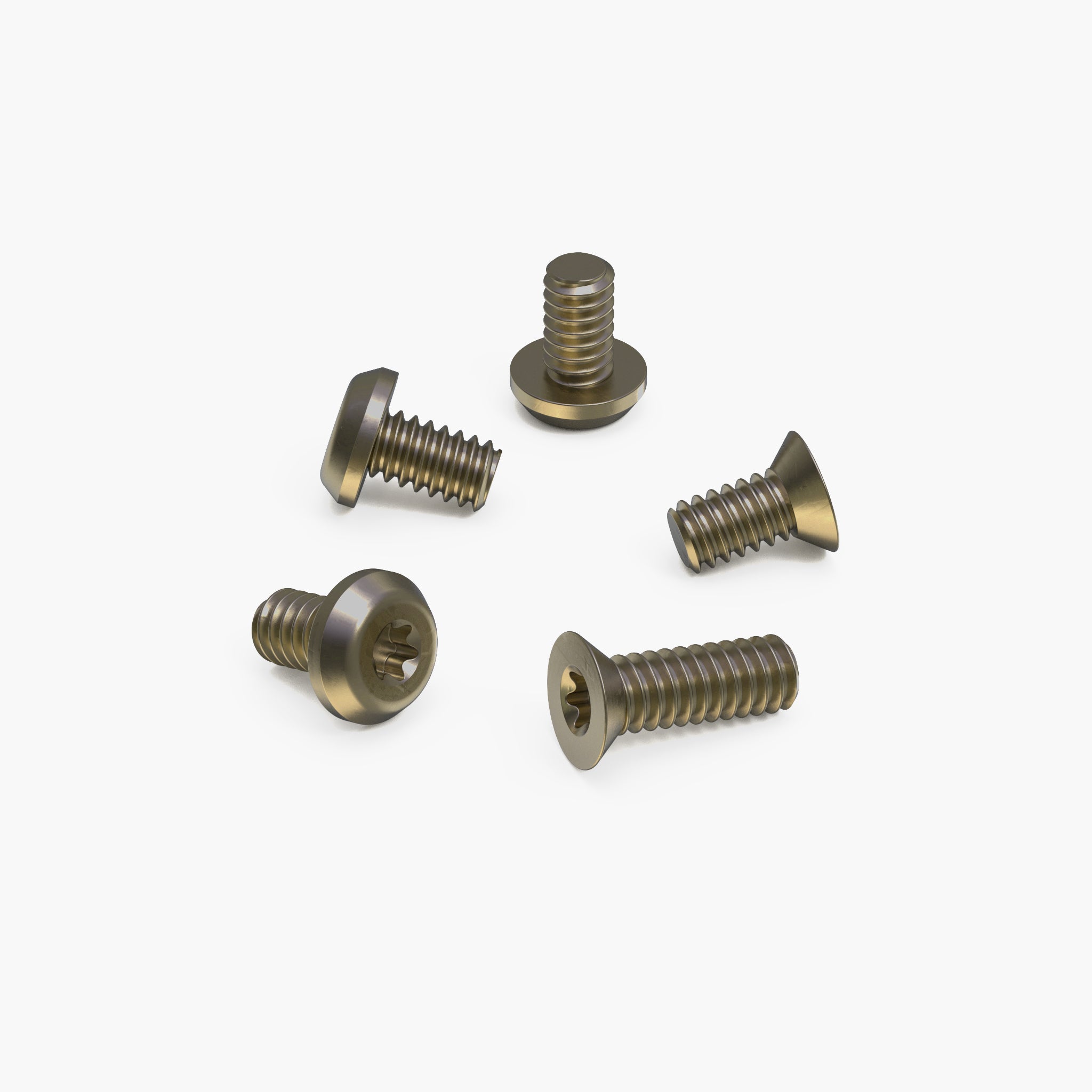 Arcade® Titanium Body Screw Set-Hardware-Flytanium-Bronze Anodize-Flytanium