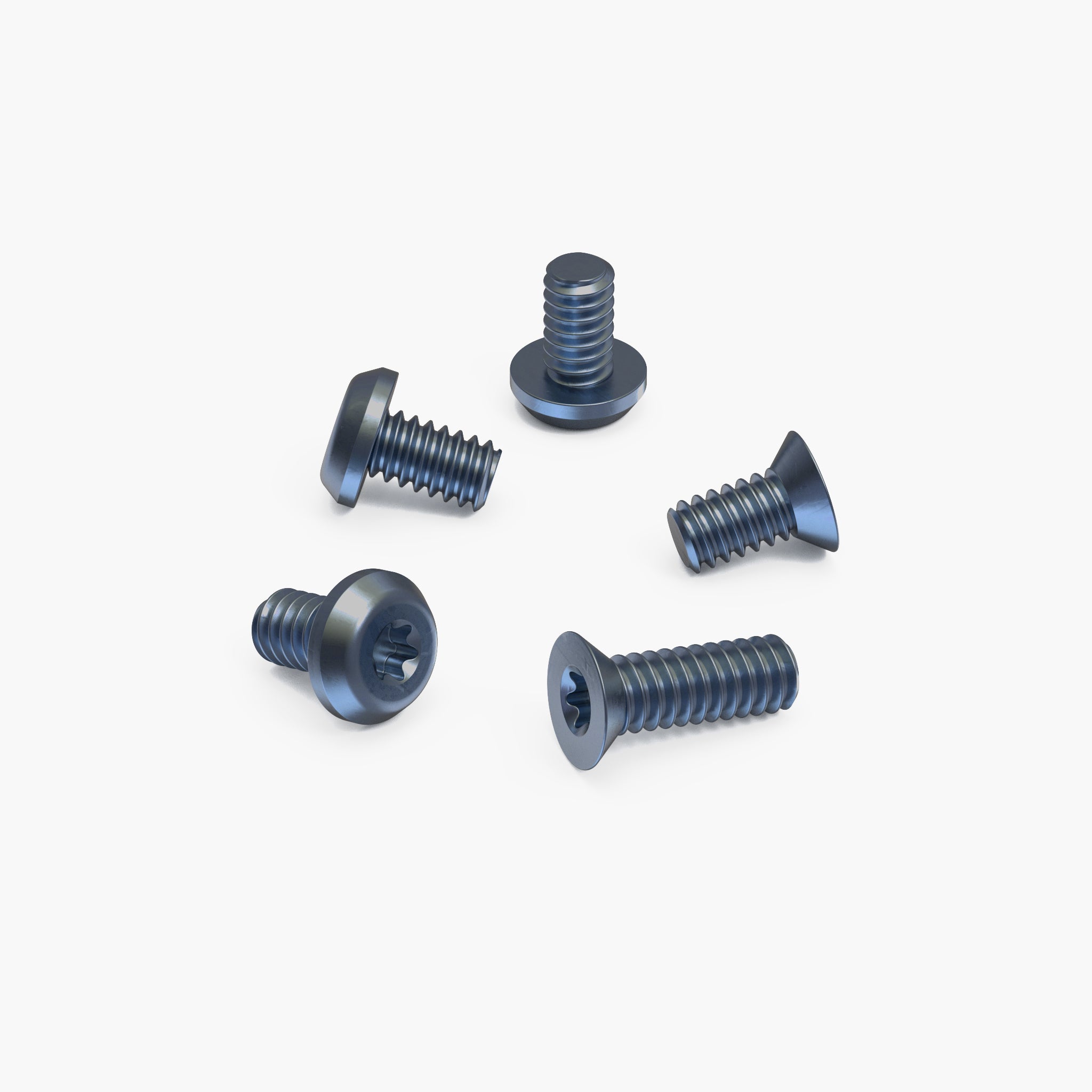 Arcade® Titanium Body Screw Set-Hardware-Flytanium-Dark Blue Anodize-Flytanium