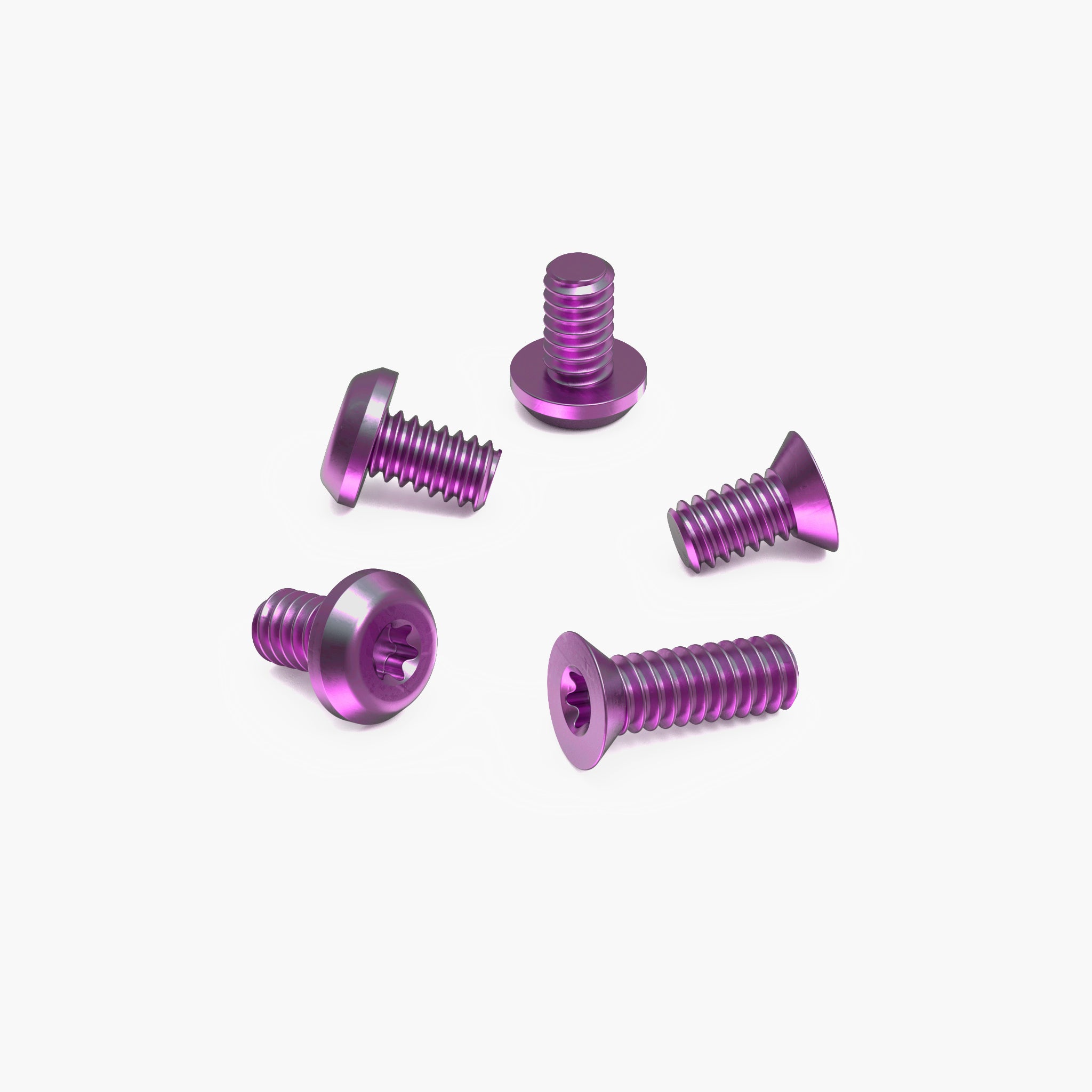 Arcade® Titanium Body Screw Set-Hardware-Flytanium-Magenta Anodize-Flytanium