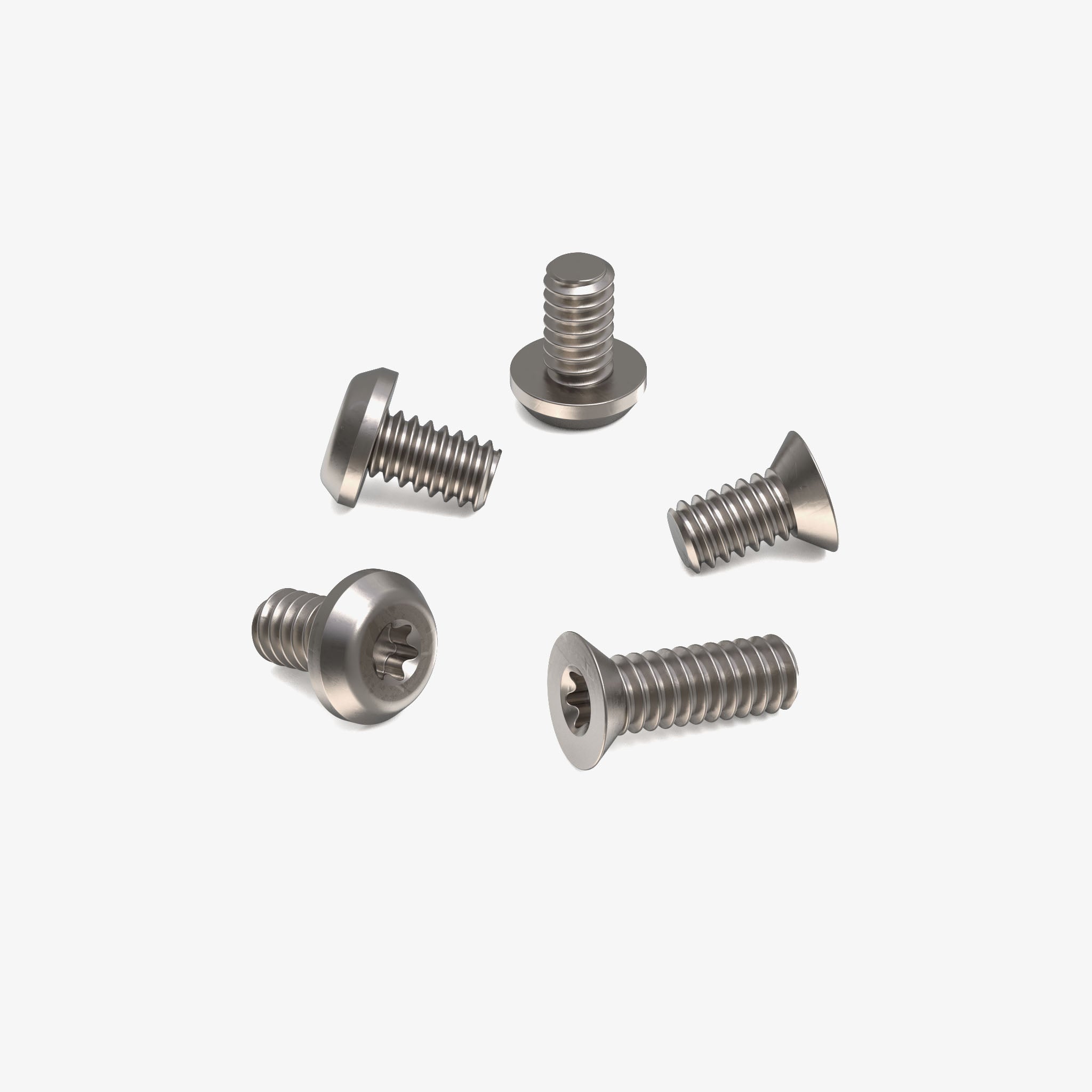 Arcade® Titanium Body Screw Set-Hardware-Flytanium-Titanium Stonewash-Flytanium