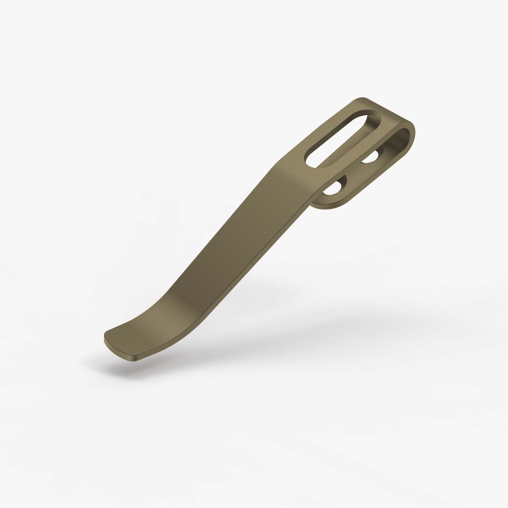 Arcade® Titanium Deep Carry Pocket Clip-Hardware-Flytanium-Bronze Anodize-Flytanium