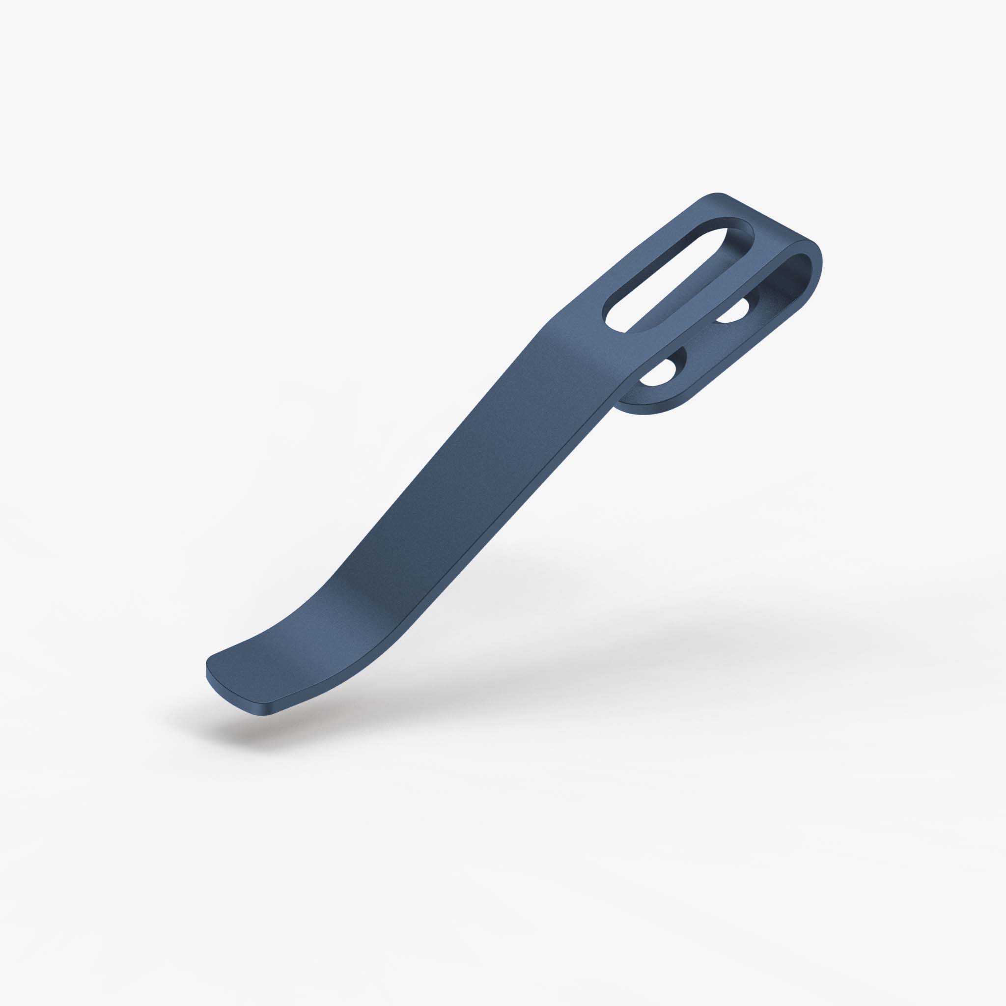 Arcade® Titanium Deep Carry Pocket Clip-Hardware-Flytanium-Dark Blue Anodize-Flytanium