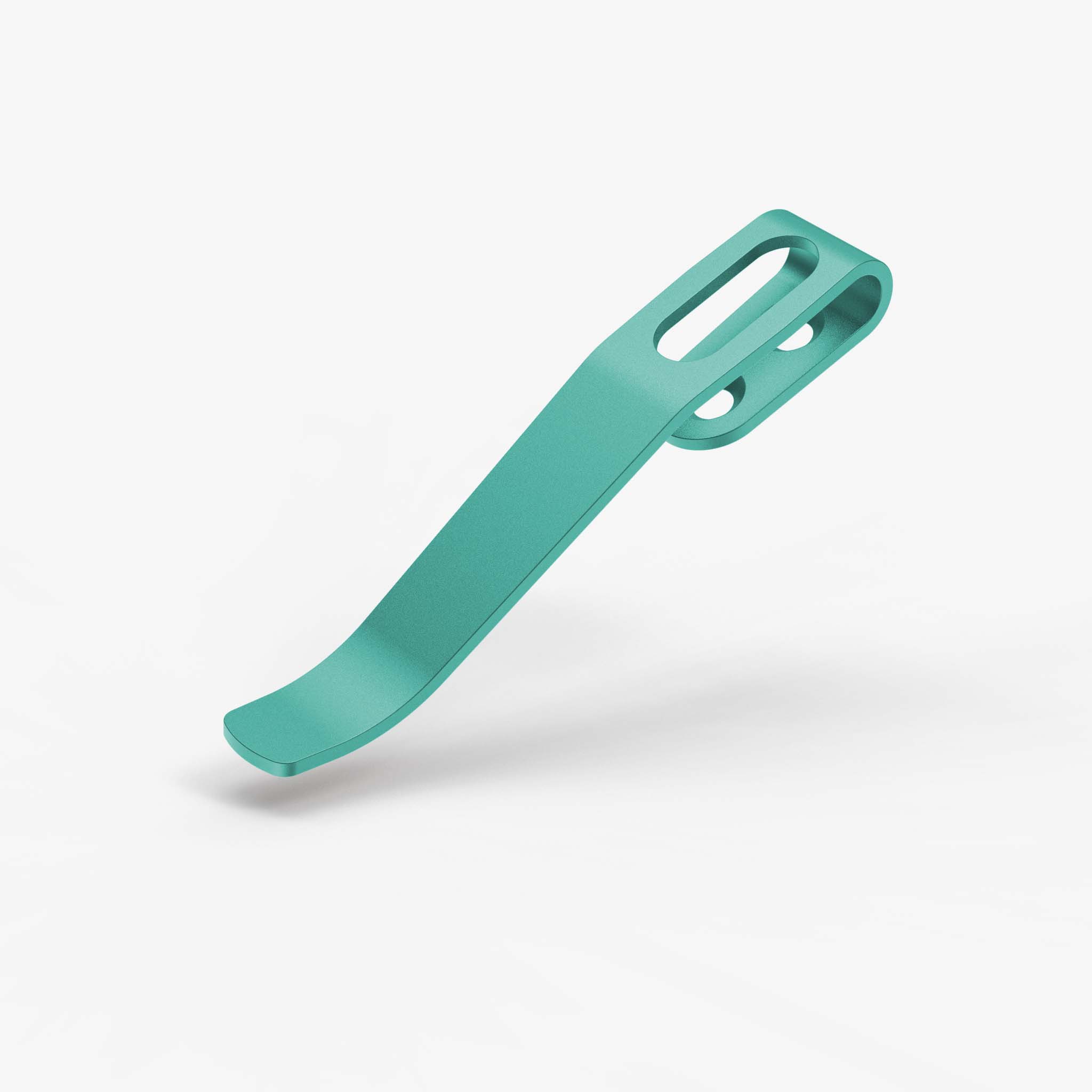 Arcade® Titanium Deep Carry Pocket Clip-Hardware-Flytanium-Teal Anodize-Flytanium
