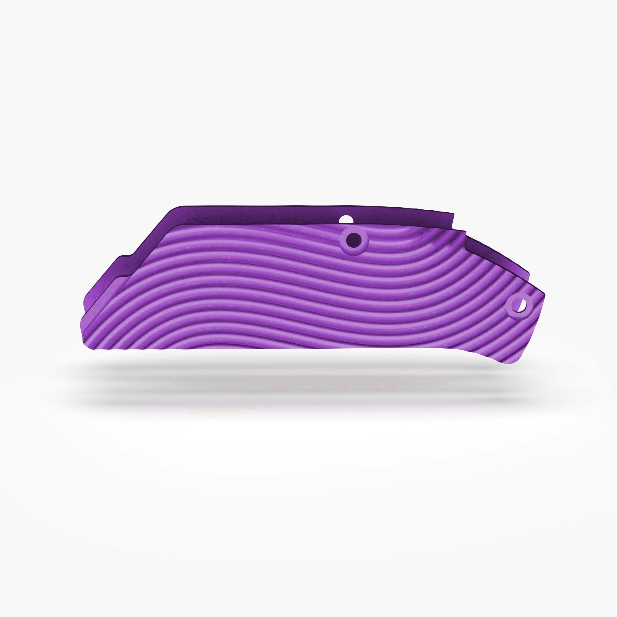 Arcade® Titanium Inlay Set - Wavy-Inlays-Flytanium-Purple Anodize-Flytanium
