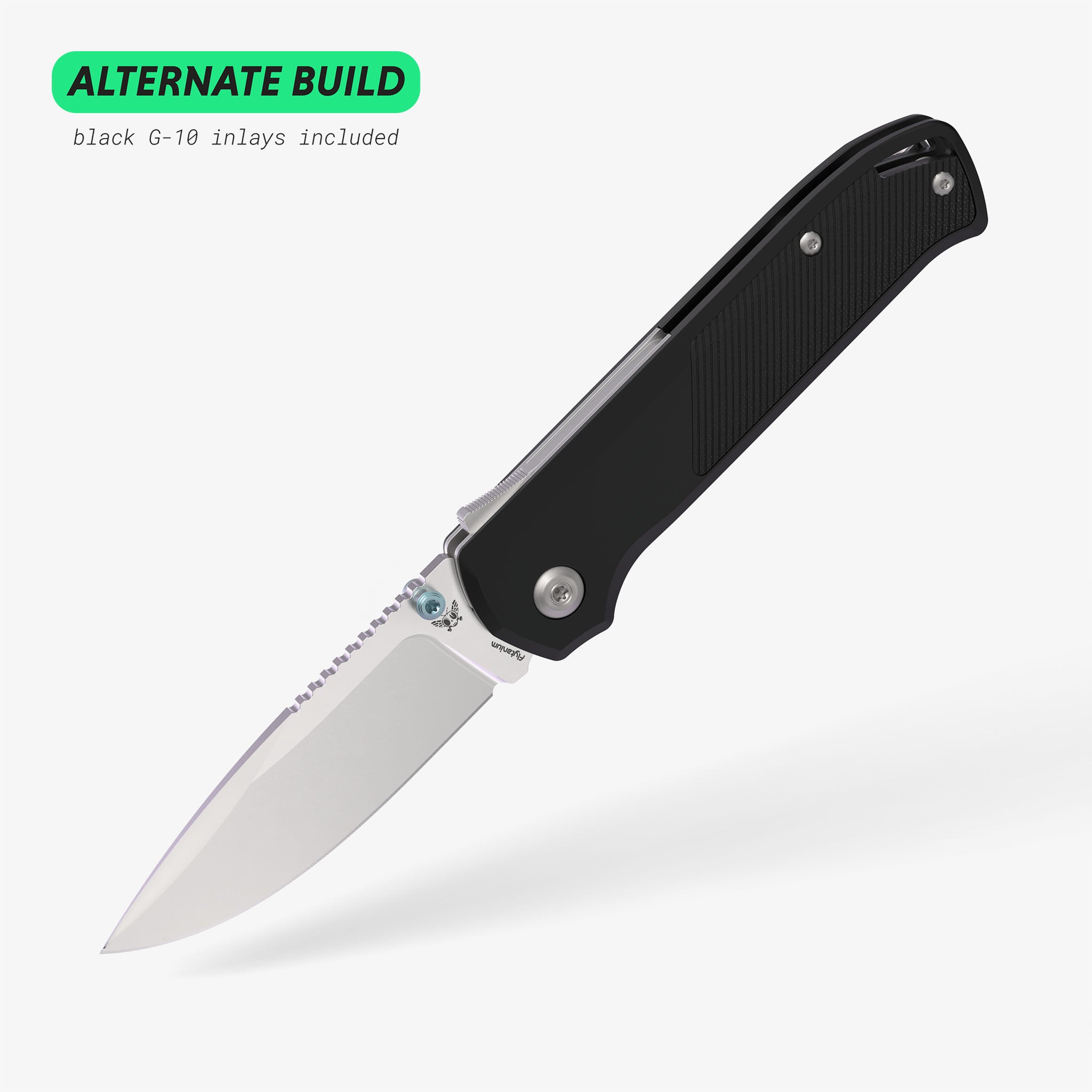 Arcade® - Void Black Micarta-Pocket Knife-Flytanium-Flytanium