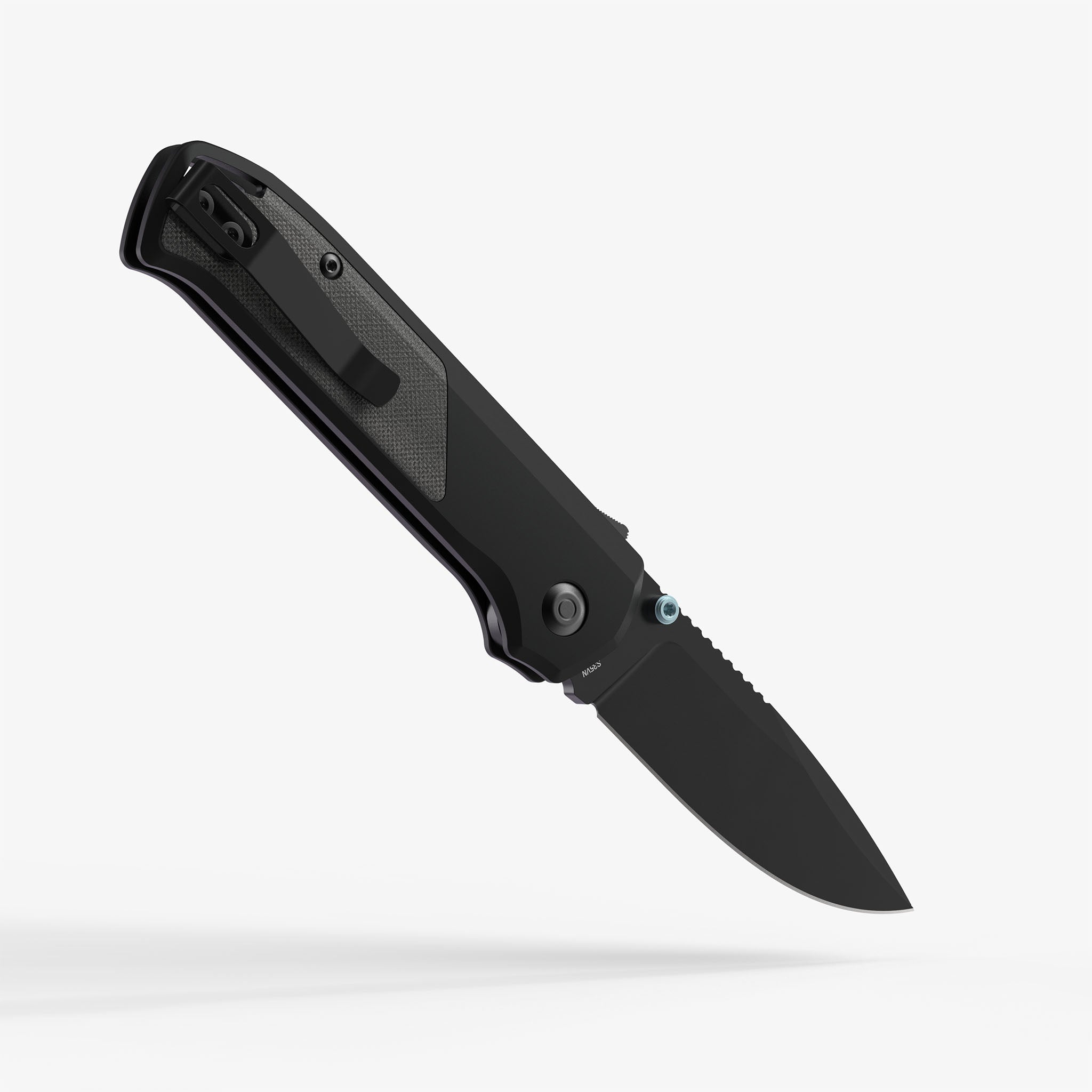 Arcade® - Void Black Micarta-Pocket Knife-Flytanium-Flytanium