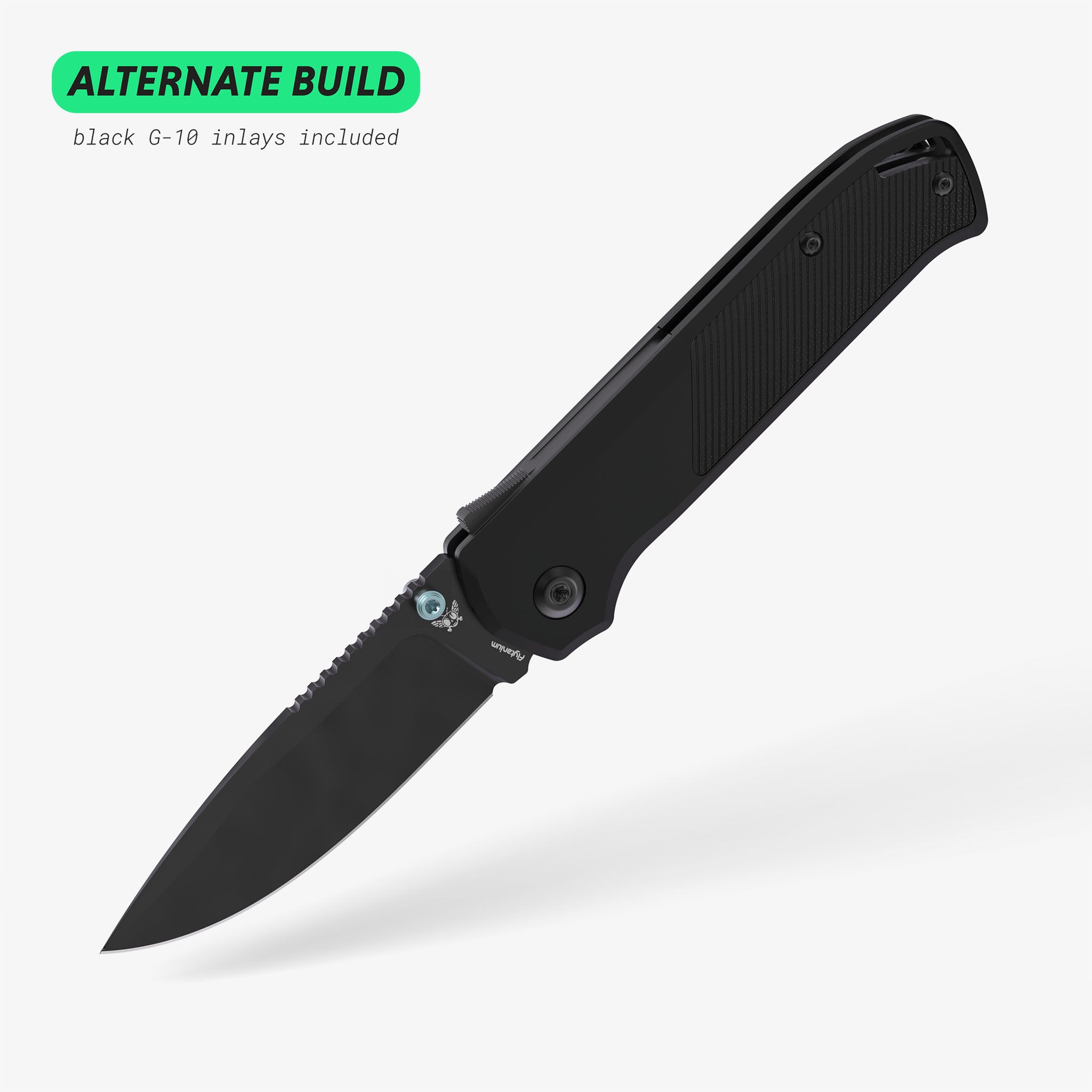 Arcade® - Void Black Micarta-Pocket Knife-Flytanium-Flytanium