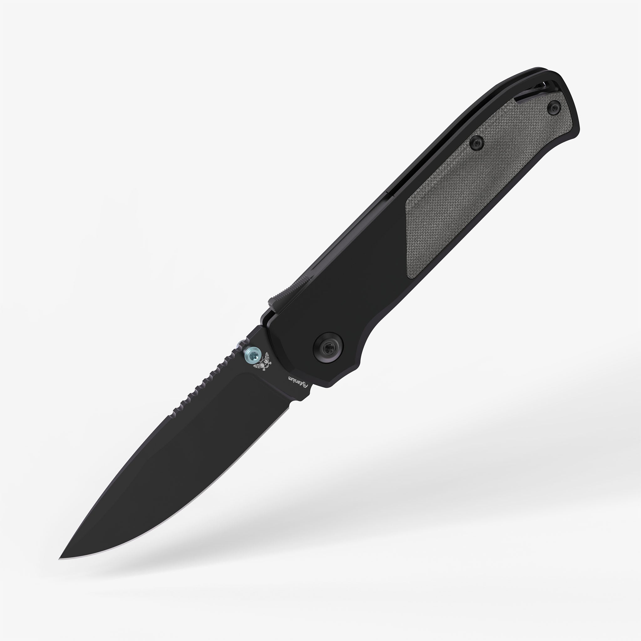 Arcade® - Void Black Micarta-Pocket Knife-Flytanium-Black DLC-Flytanium