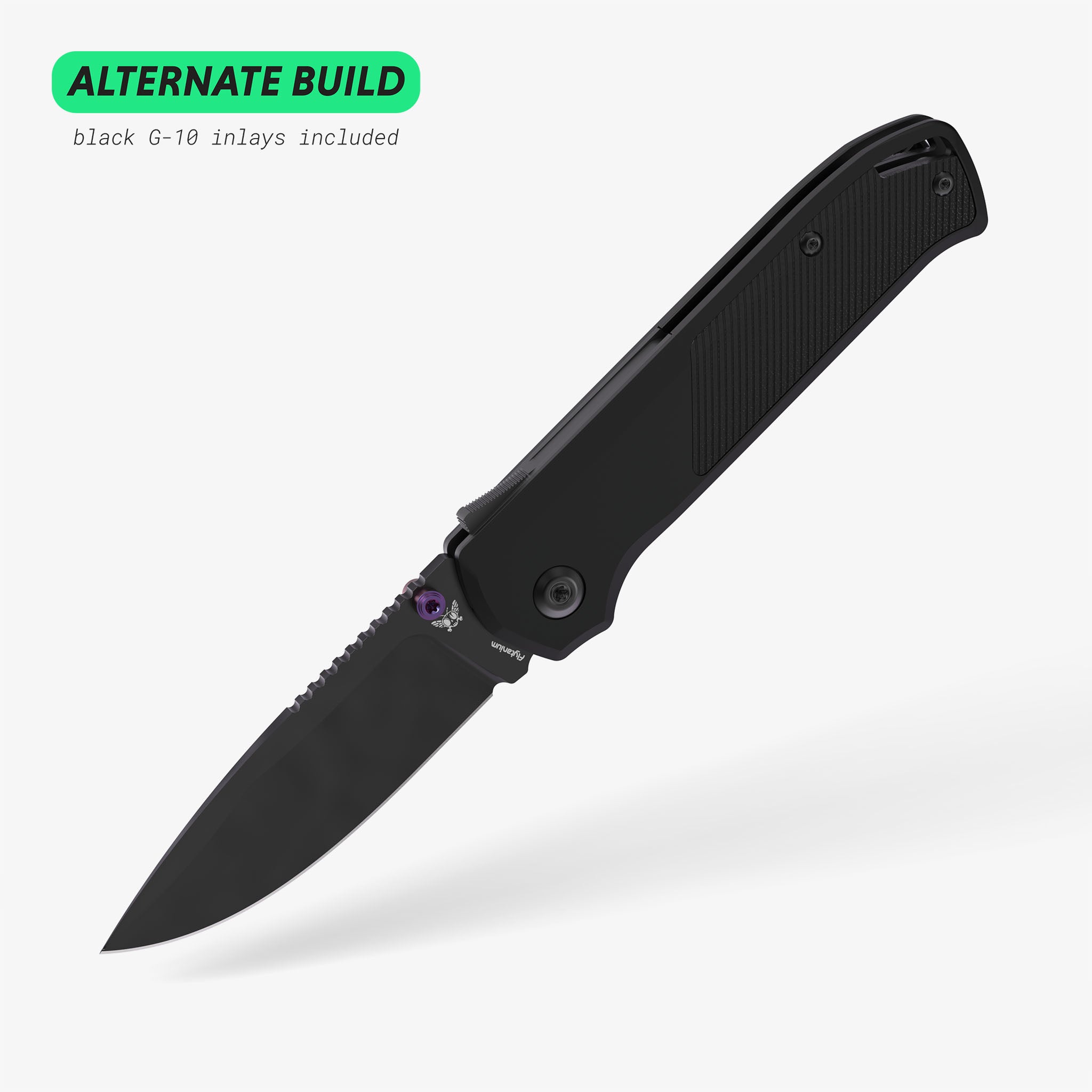 Arcade® - Void Black Ultem-Pocket Knife-Flytanium-Flytanium