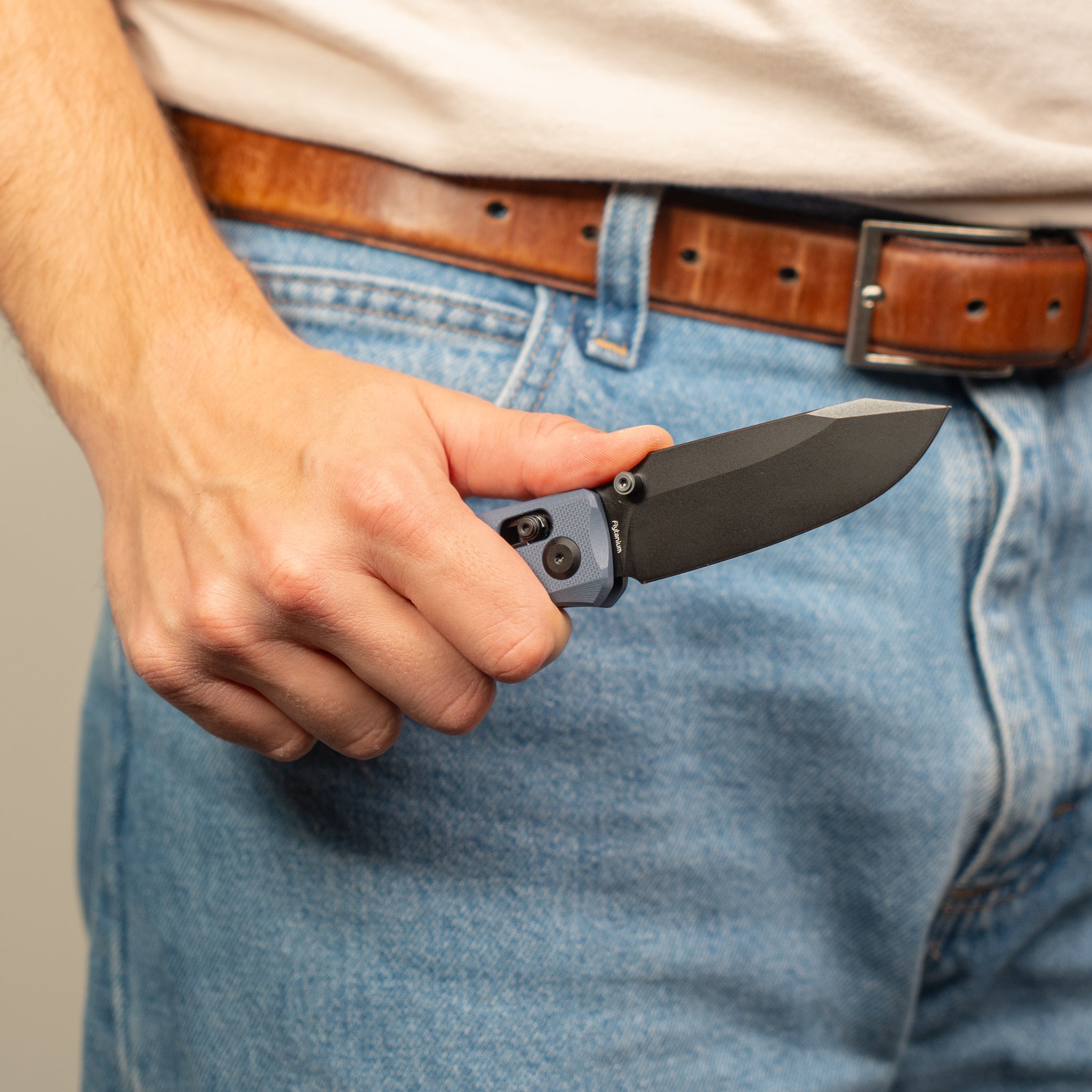 BEEF™ - Slate Blue-Pocket Knife-Flytanium-Flytanium