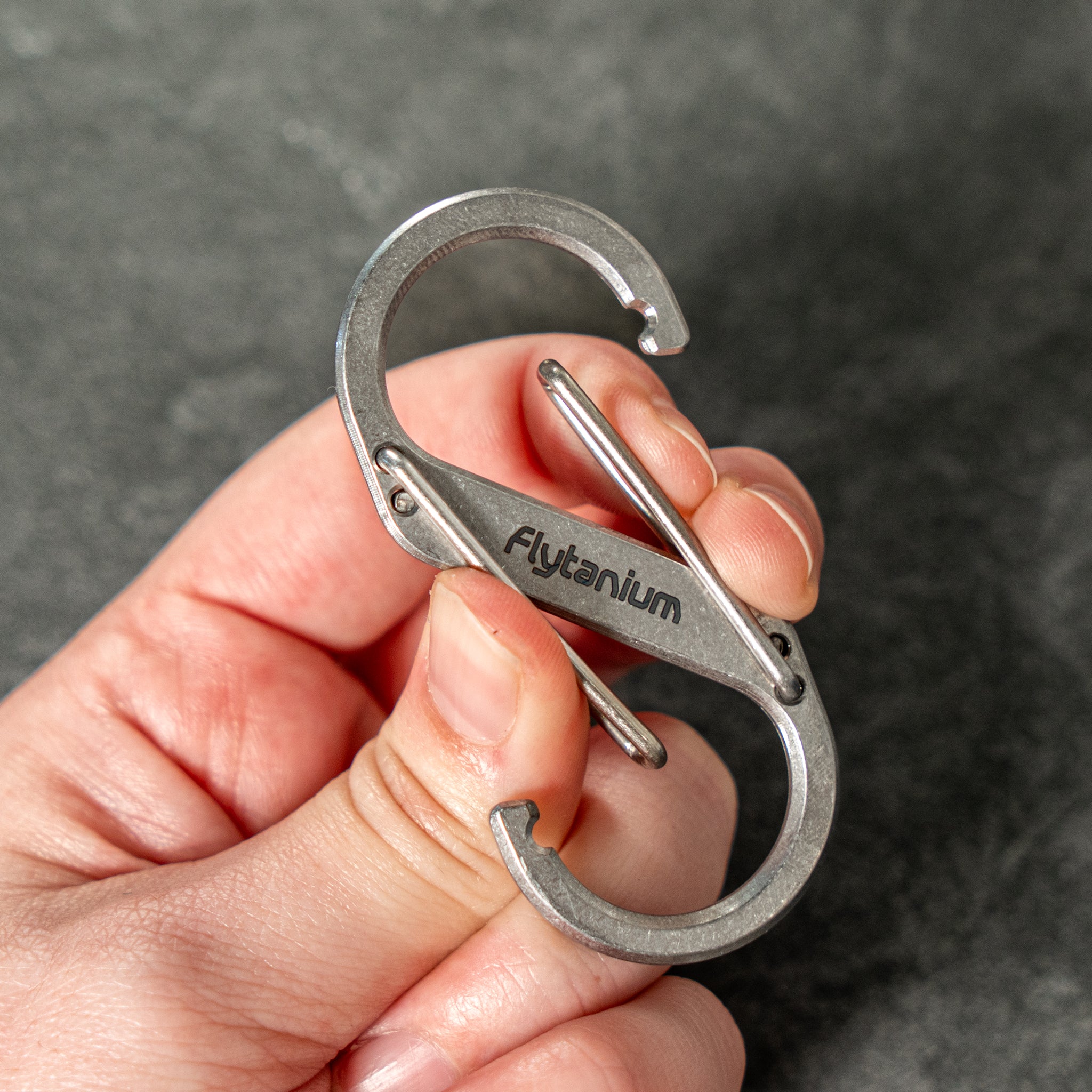 Titanium Dual-Gate Carabiner