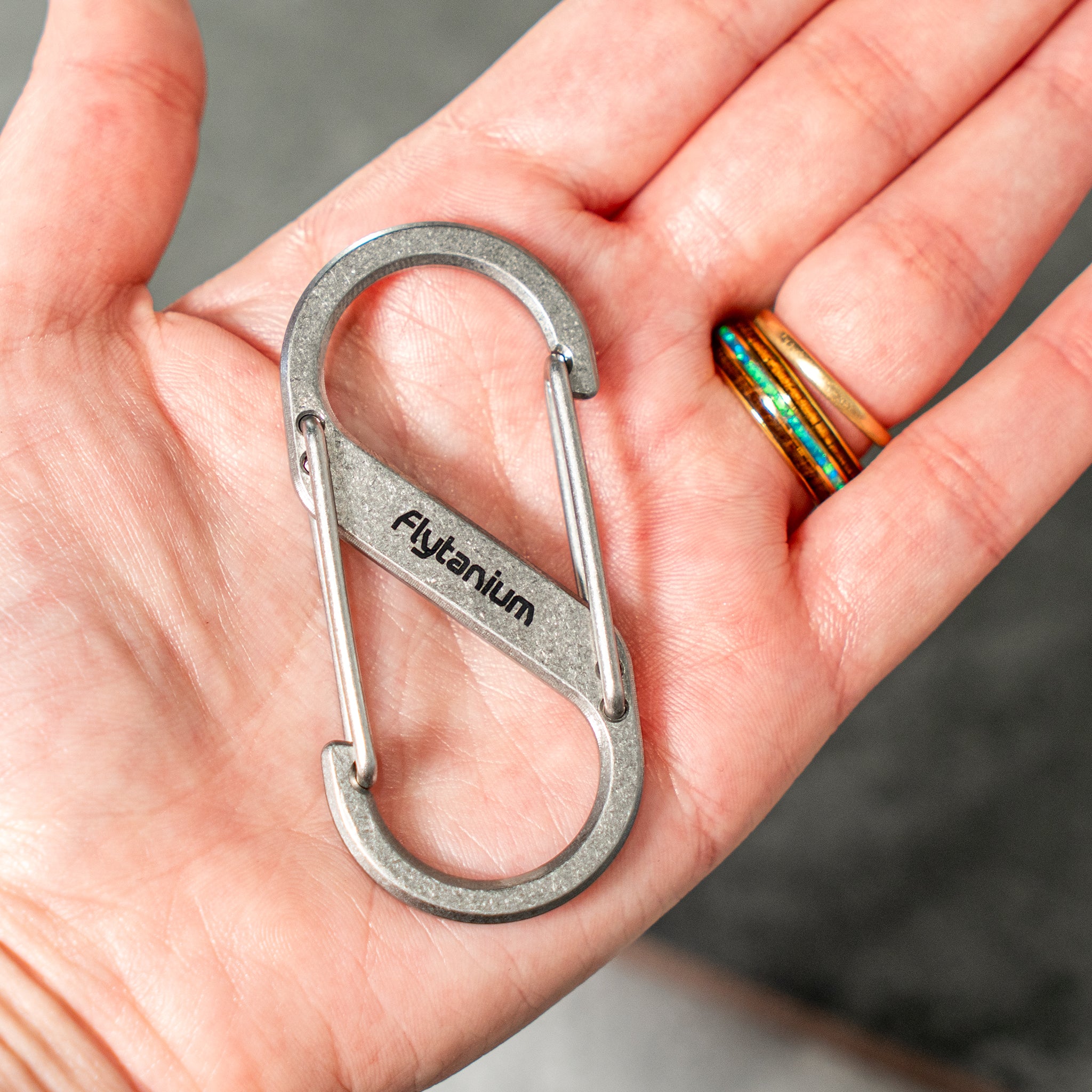 Titanium Dual-Gate Carabiner