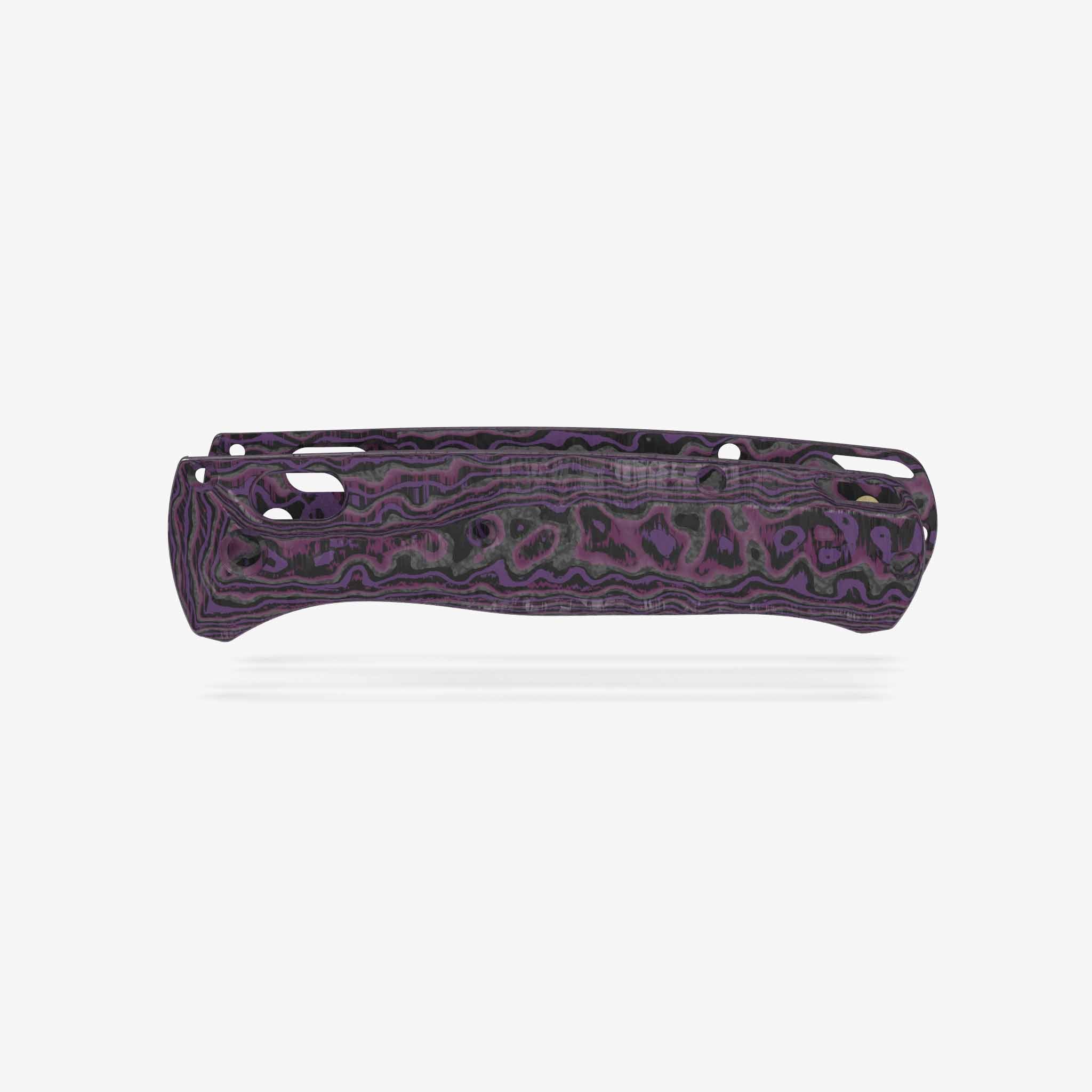 Carbon Fiber Crossfade Scales for Benchmade Bugout Knife-Scales-Benchmade-Purple Haze-Flytanium