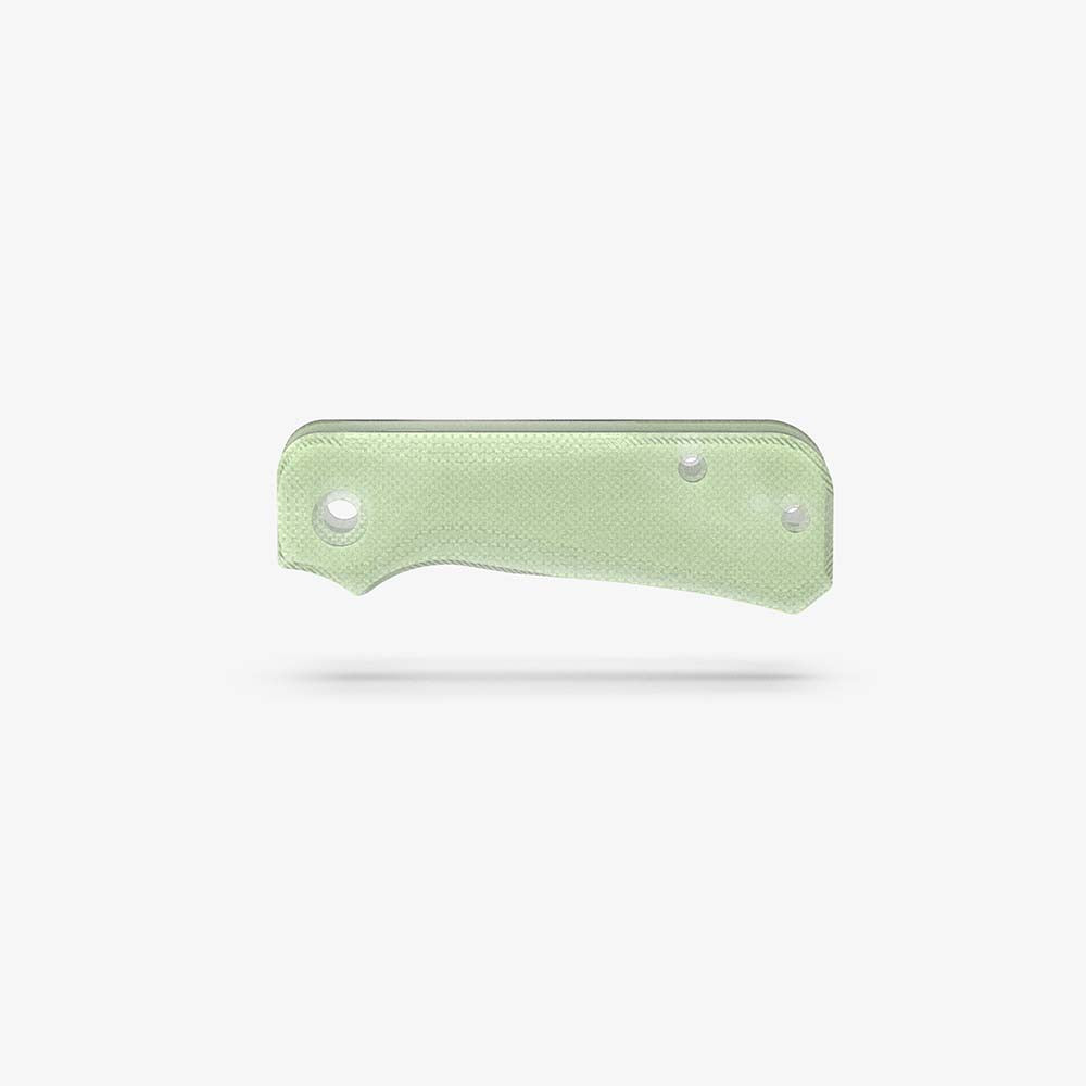 Groove G-10 Scales for CIVIVI Baby Banter Knife-Natural Jade