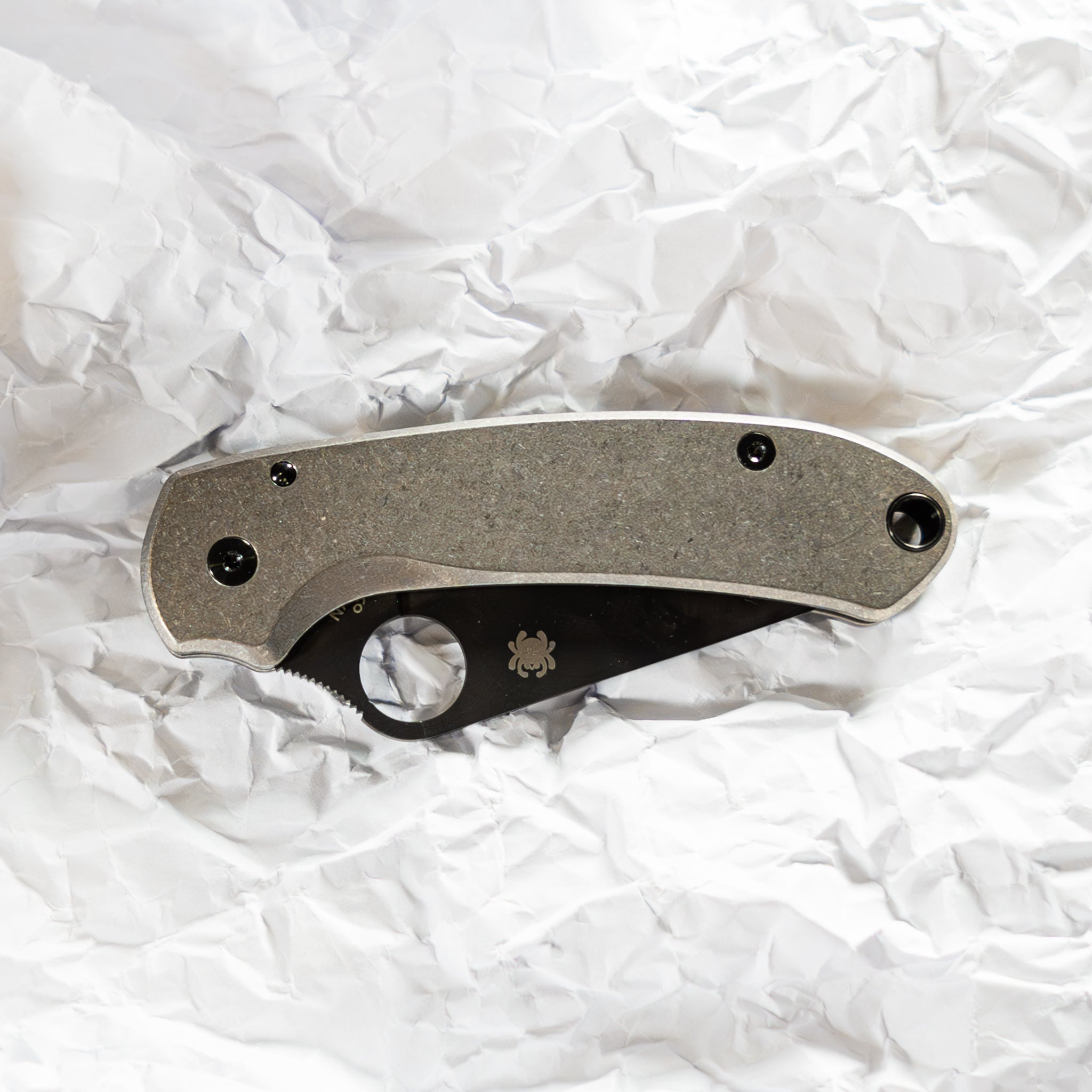 Classic Scales - Titanium - Spyderco Para 3-Scales-Spyderco-Flytanium