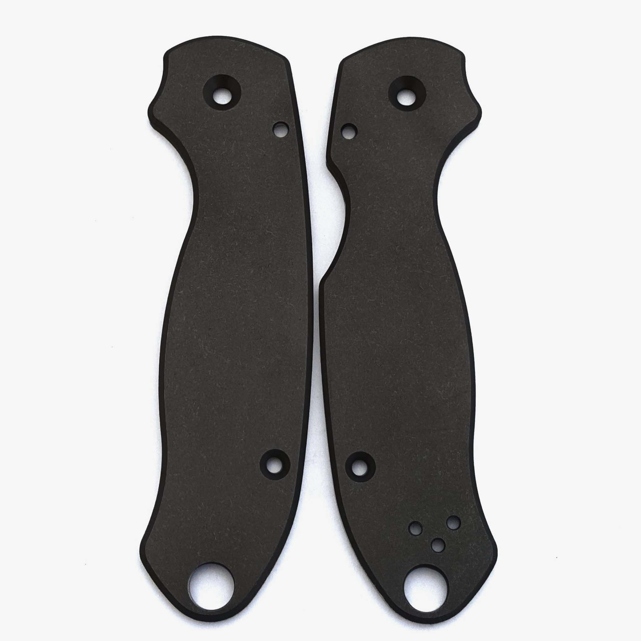 Classic Scales - Titanium - Spyderco Para 3