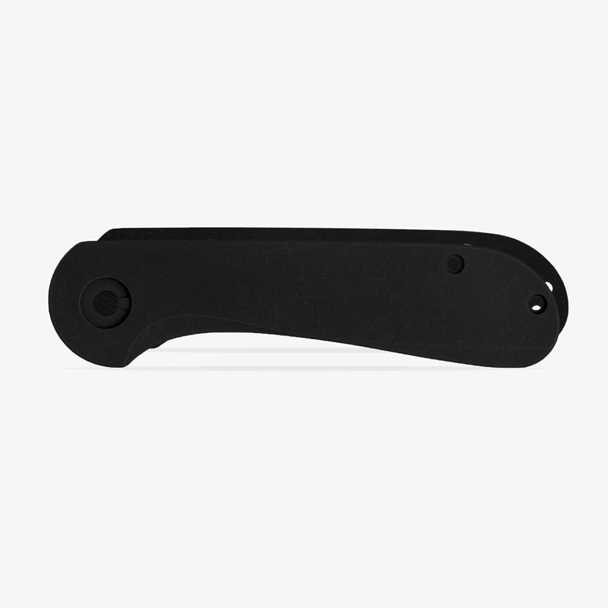 Contoured Titanium Scales for Civivi Elementum Knife-Titanium Black