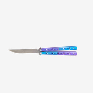FLY One Balisong - #70 Blue Purple Reverse