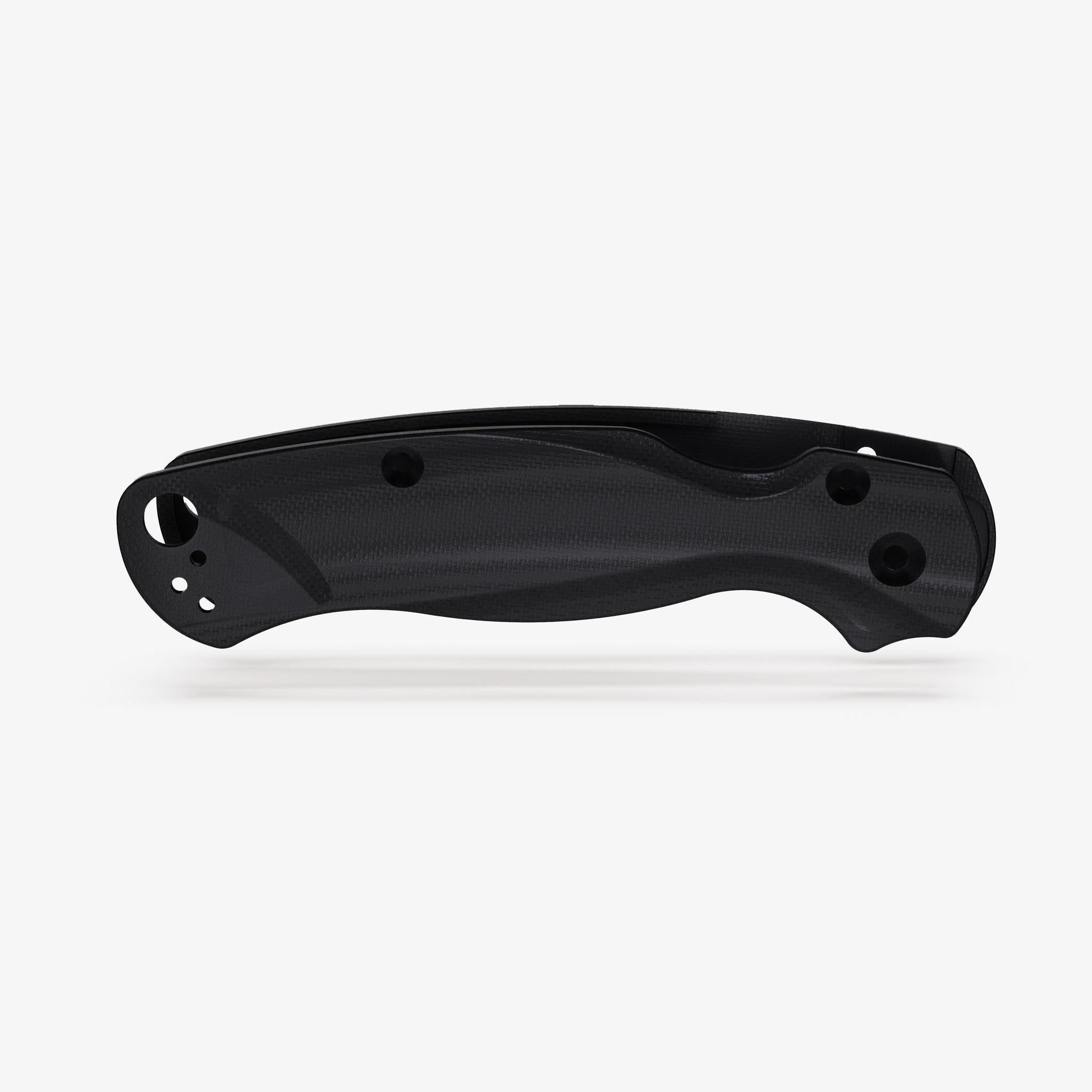 G-10 Lotus Scales for Spyderco Paramilitary 2-Scales-Spyderco-Pitch Black-Flytanium