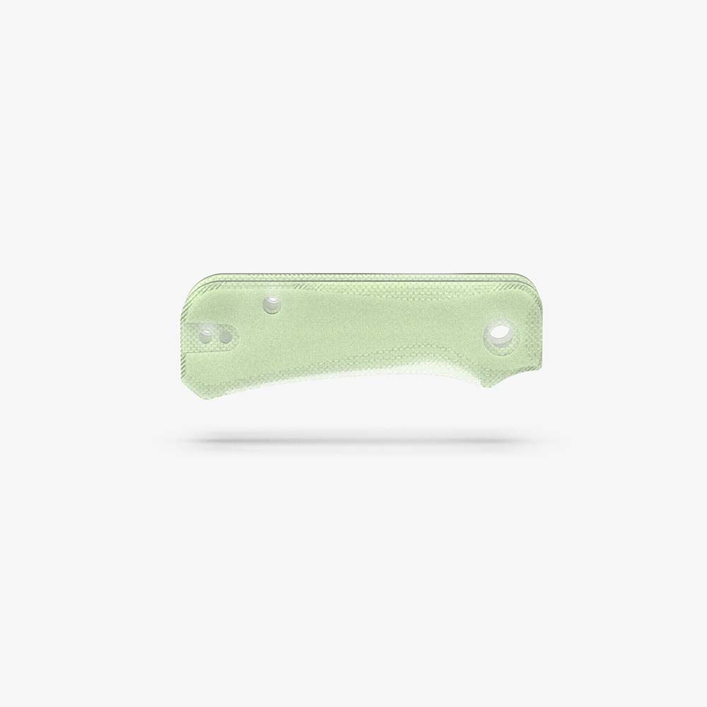 Groove G-10 Scales for CIVIVI Baby Banter Knife-Natural Jade
