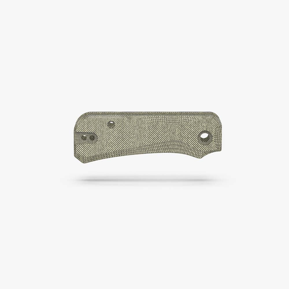 Groove Micarta Scales for CIVIVI Baby Banter Knife-Green Canvas