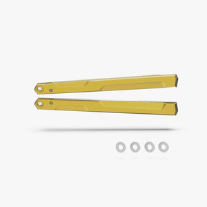 Aluminum v1.5 Handles for the Kershaw Lucha Balisong-Goldenrod Yellow