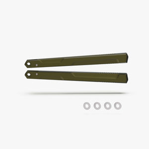 Aluminum v1.5 Handles for the Kershaw Lucha Balisong-Olive Drab