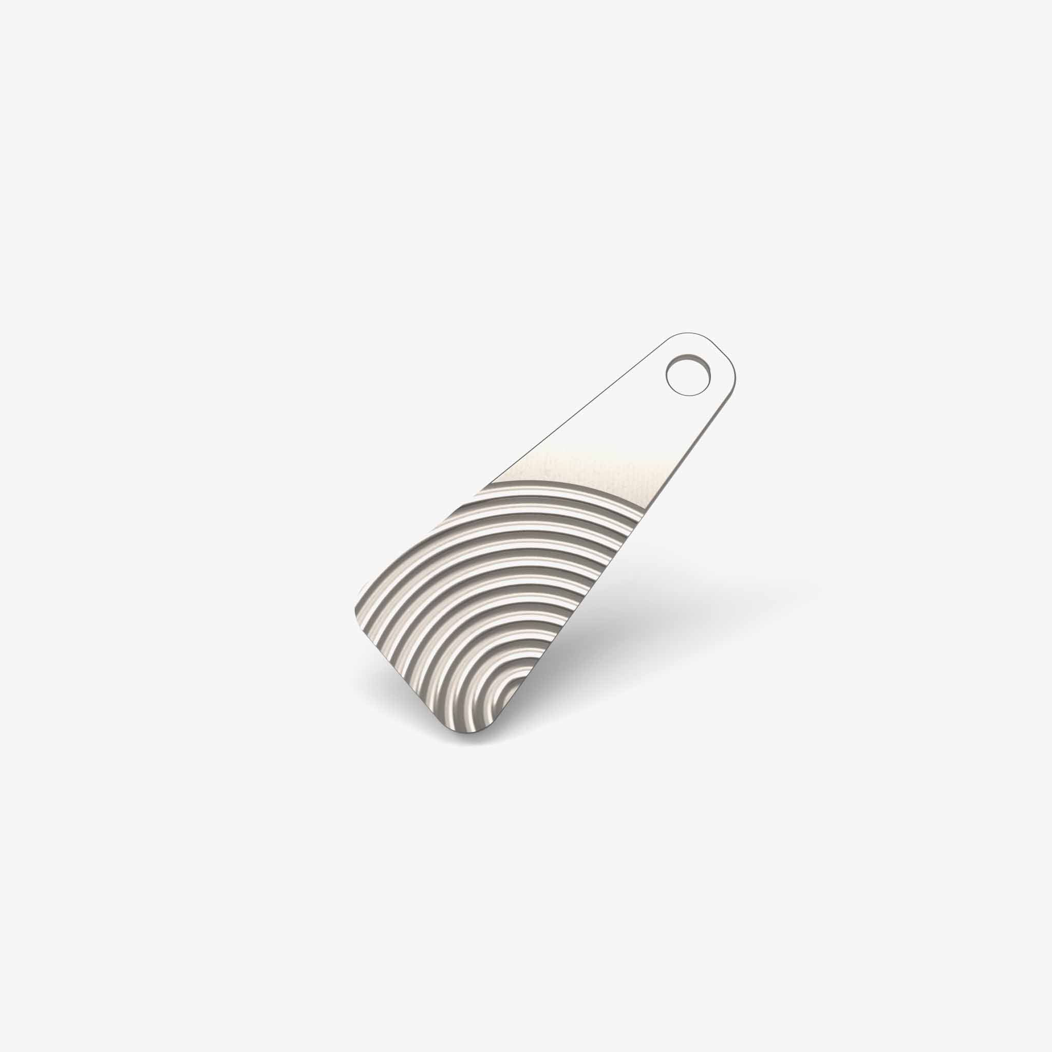 Textured Titanium Tags - Keychain, Keyring, Accessories