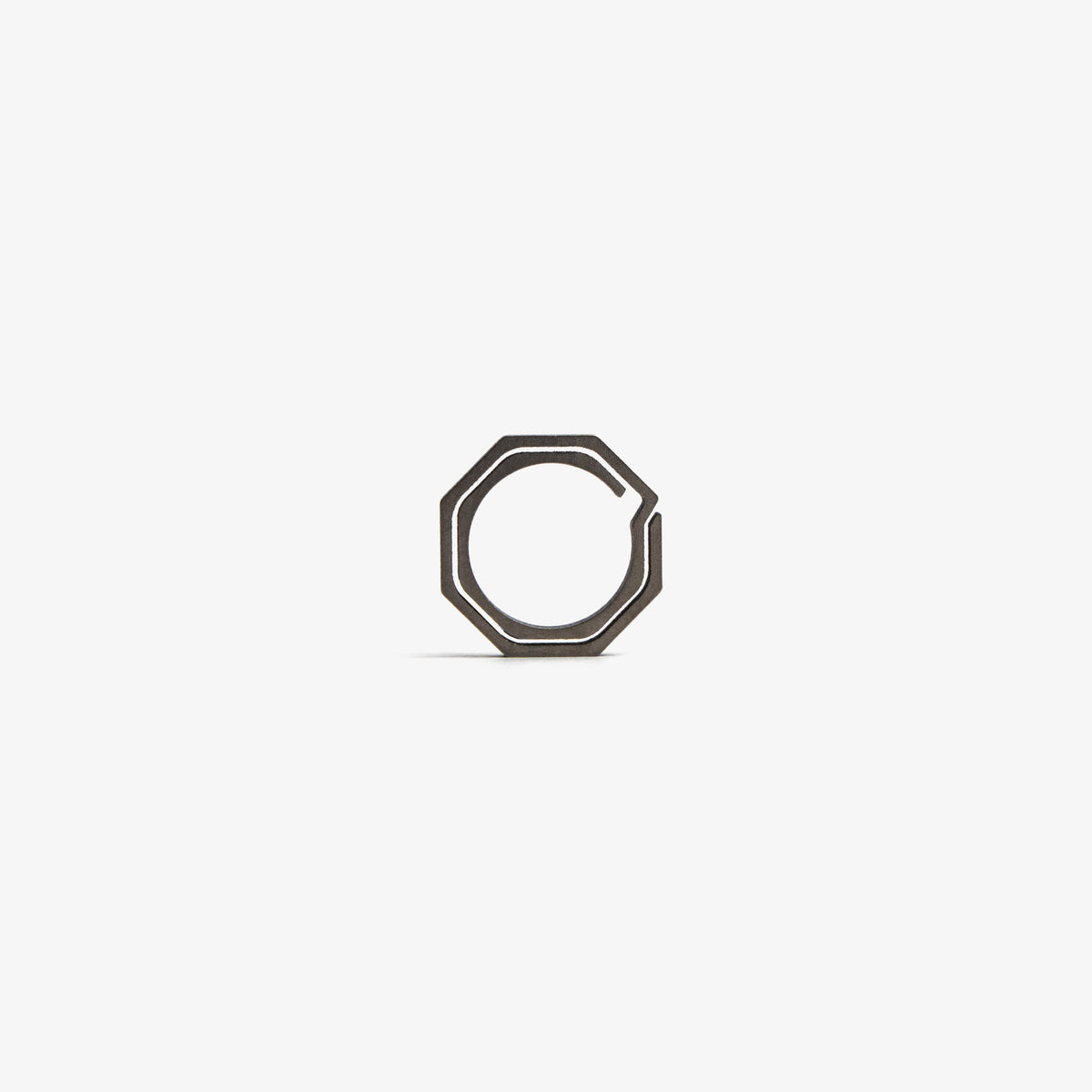 Titanium Flytanium Octagonal Keyring