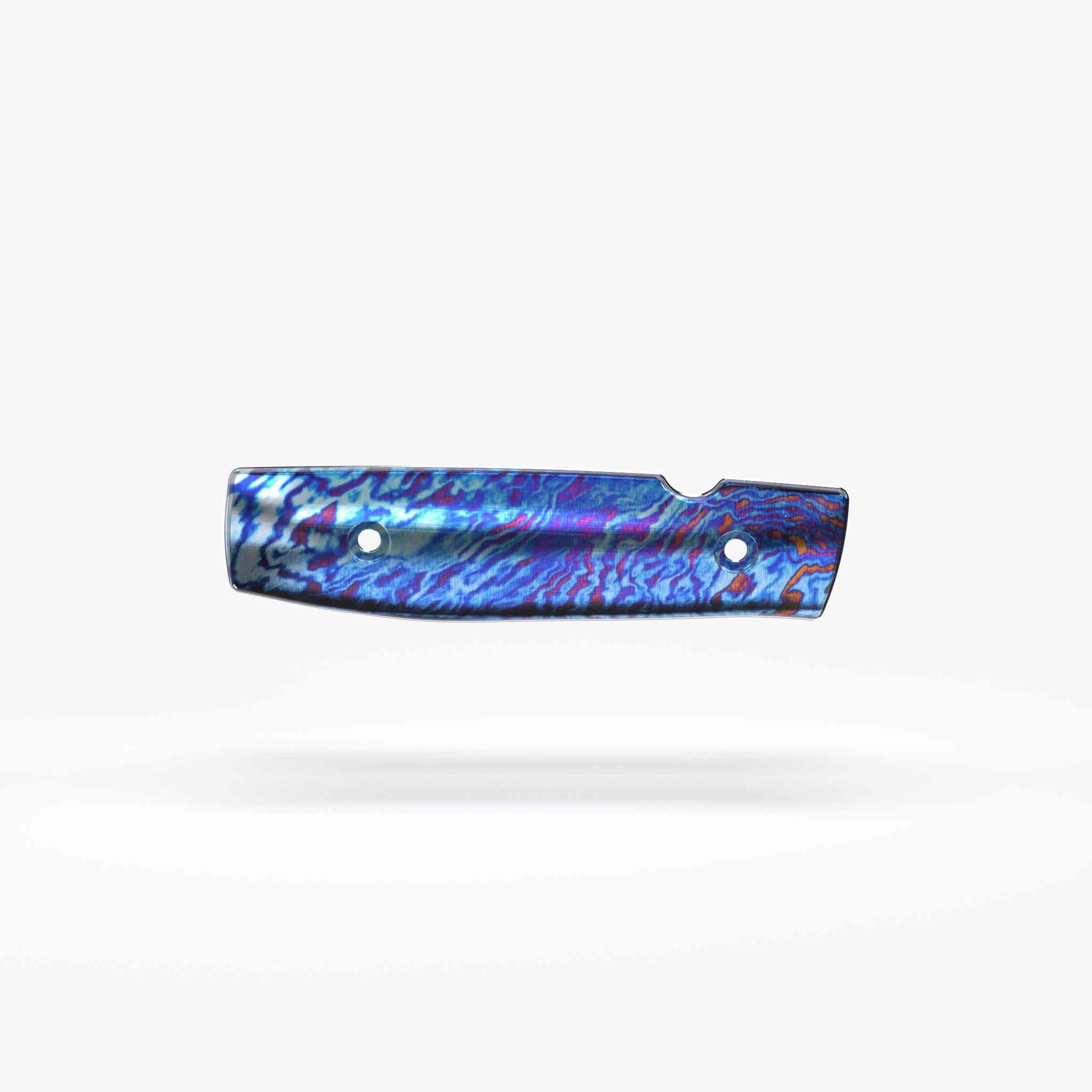 Modulator Inlay for Benchmade Bugout Scales-Scales-Flytanium-Titanium Damascus-Flytanium