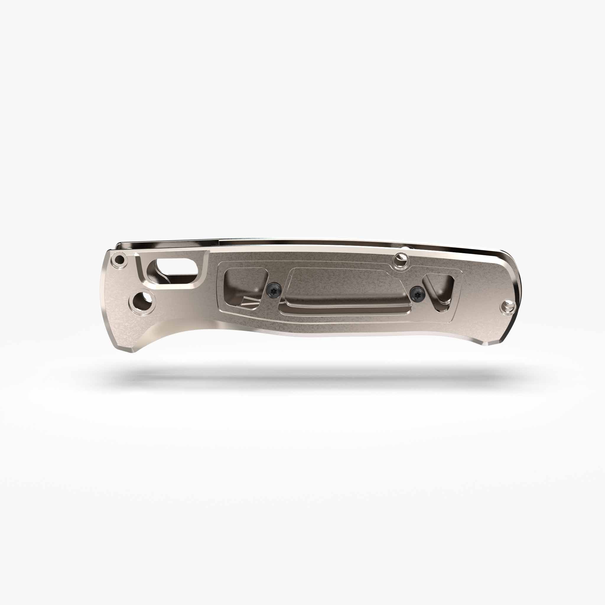 Modulator Titanium Scales for Benchmade Bugout-Scales-Flytanium-Titanium Stonewash-Flytanium