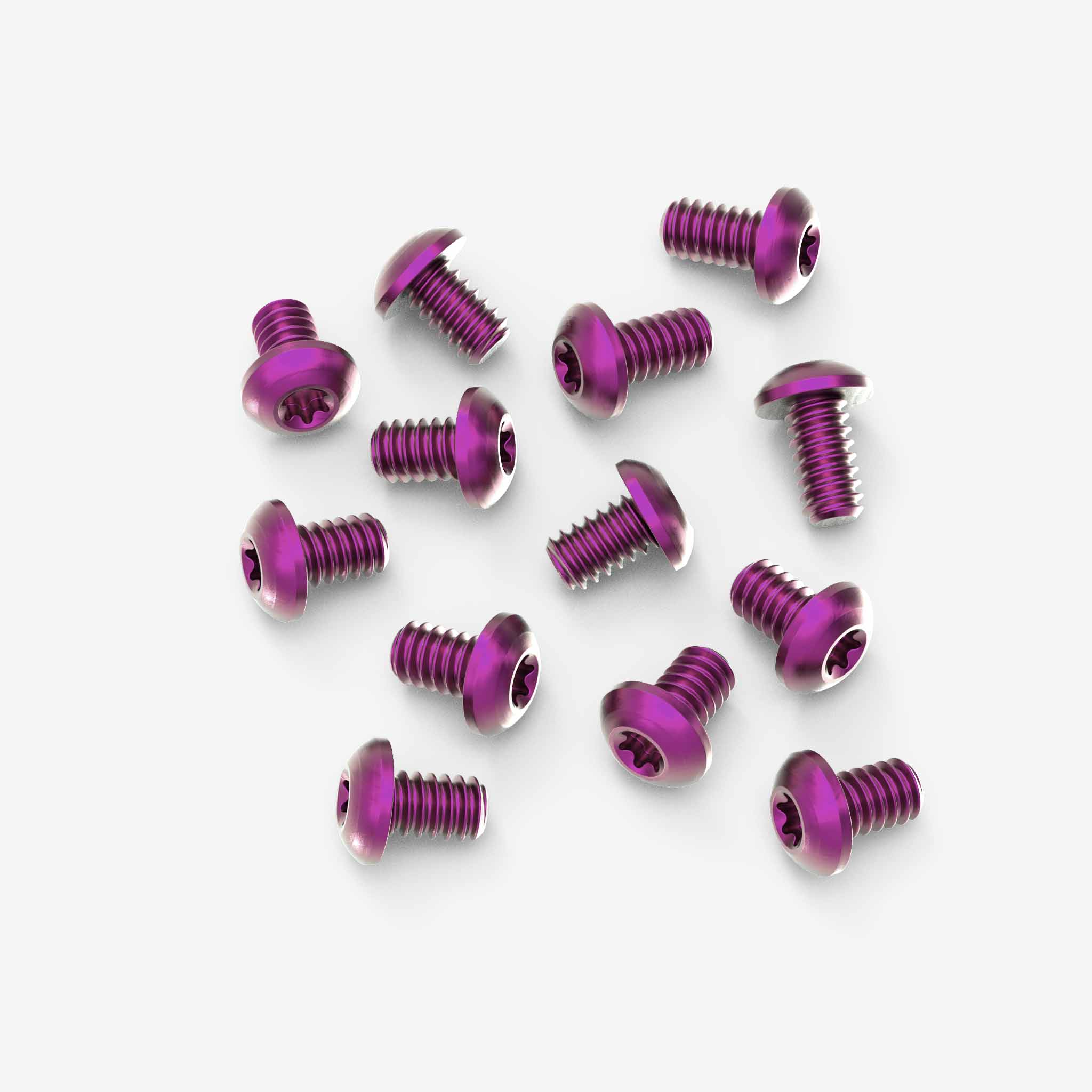 Set of 13 Titanium Body Screws for Benchmade Taggedout-Hardware-Benchmade-Magenta Anodize-Flytanium