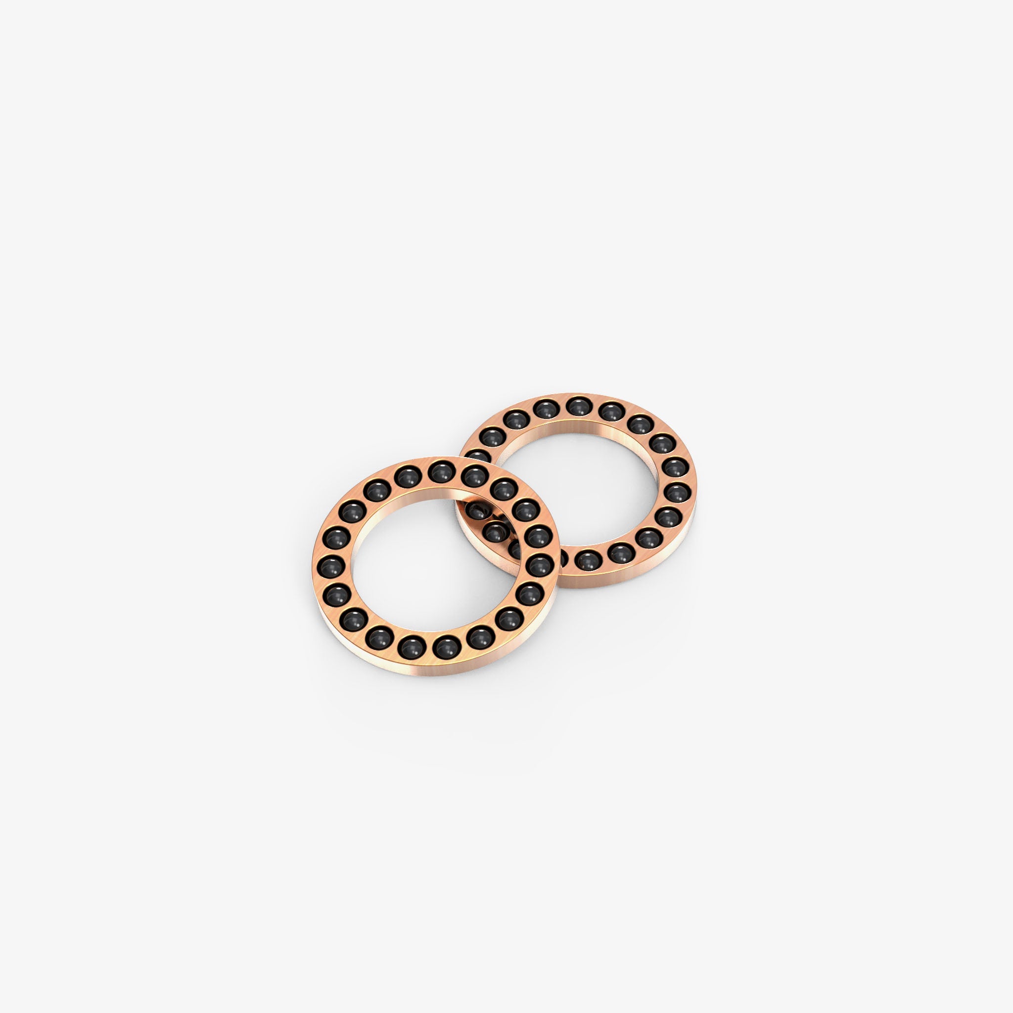 Skiff Rocket Glide Bearings - Flytanium Arcade - Set of 2-Bearings-Skiff-Black-Flytanium