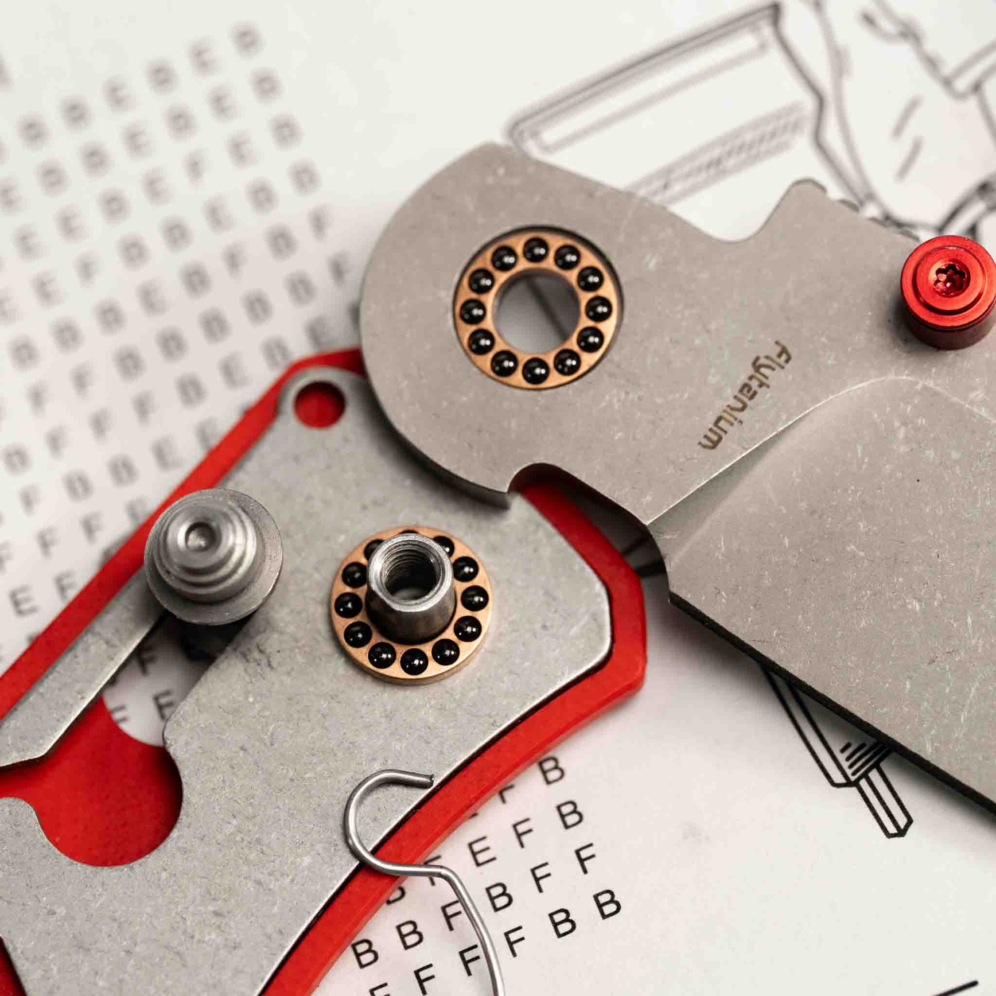 Skiff Rocket Glide Bearings - Flytanium BEEF - Set of 2-Bearings-Skiff-Flytanium