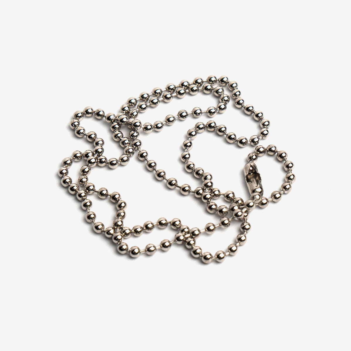 Nickel Plated Ball Chain Necklace