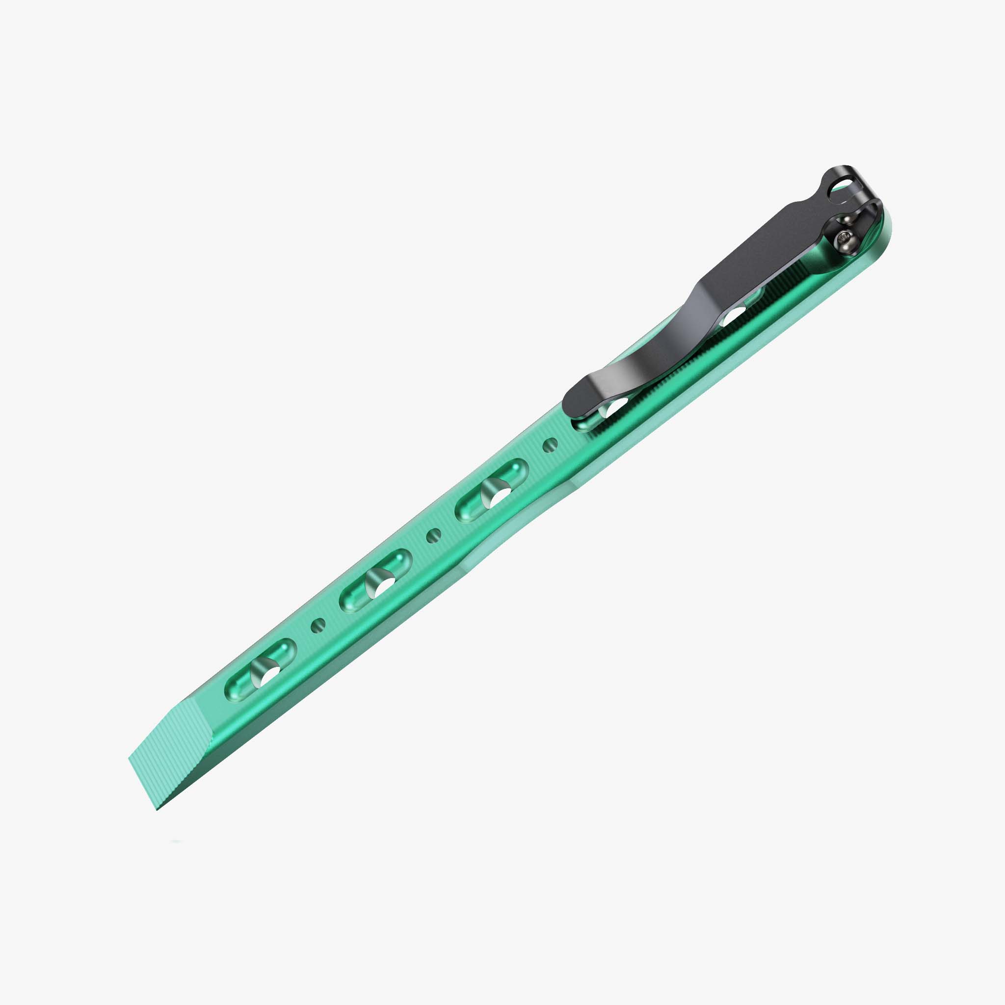 Tenor Prybar - Titanium-EDC Tool-Flytanium USA-Green Anodize-Flytanium