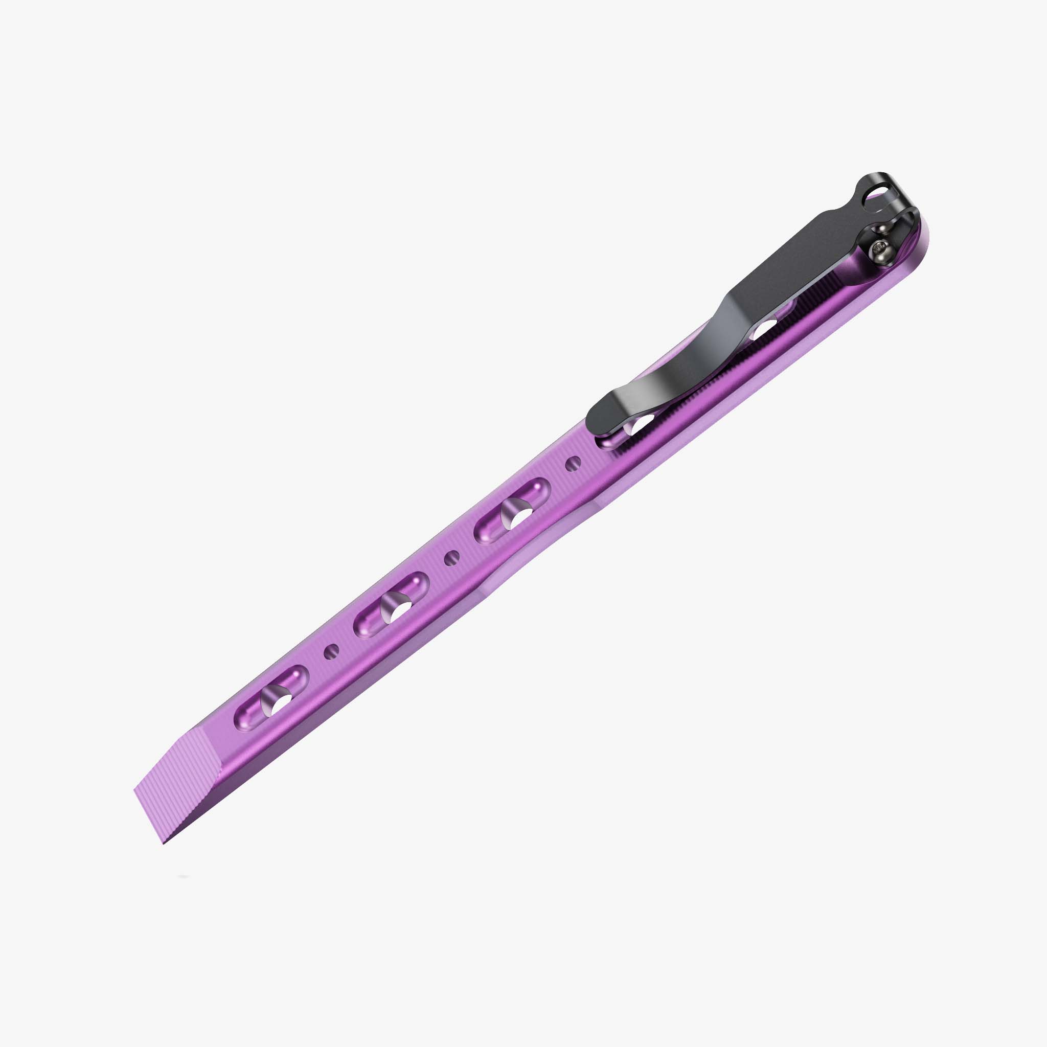Tenor Prybar - Titanium-EDC Tool-Flytanium USA-Magenta Anodize-Flytanium