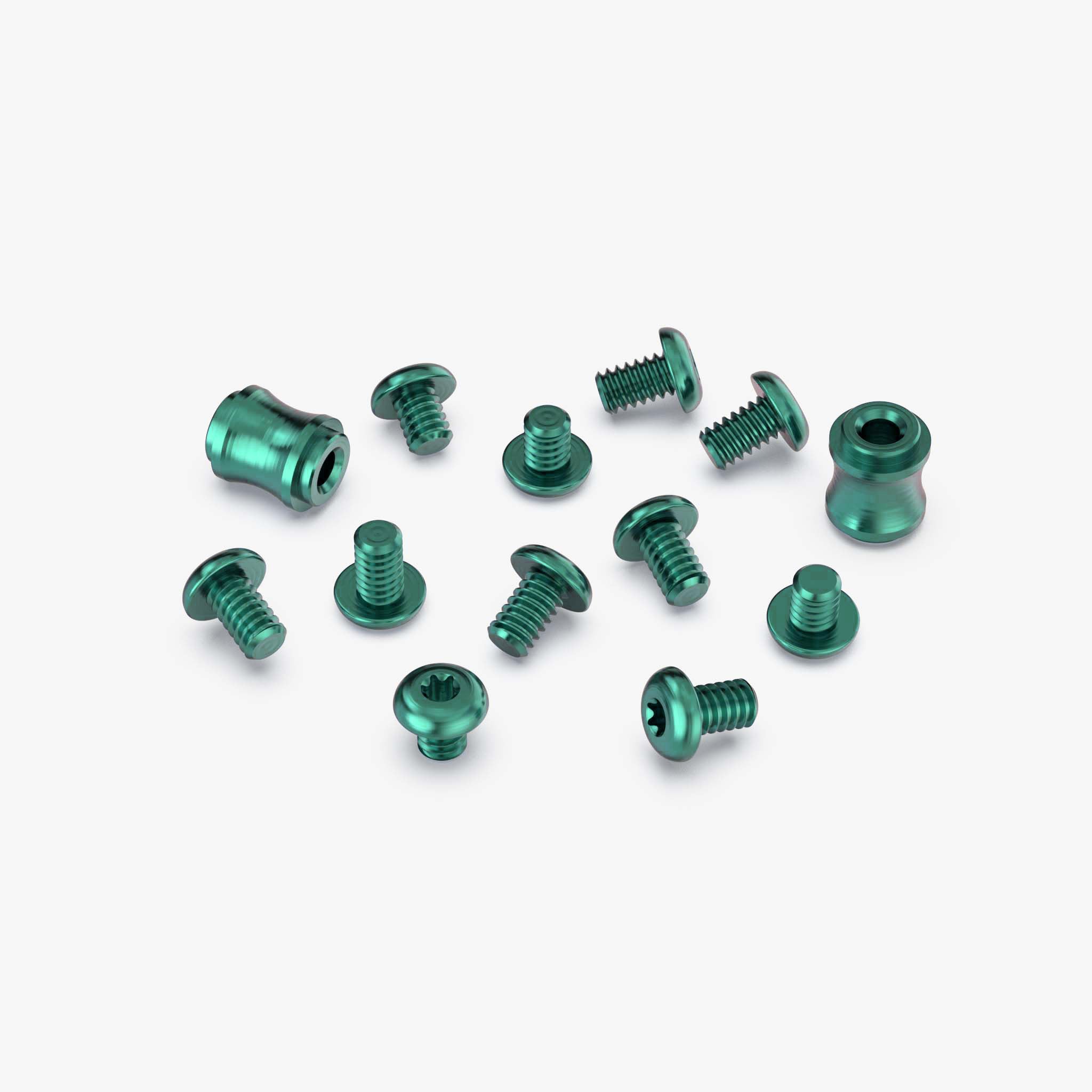 Titanium Hardware Kit for 940 Radar Scales-Hardware-Benchmade-Teal Anodize-Flytanium