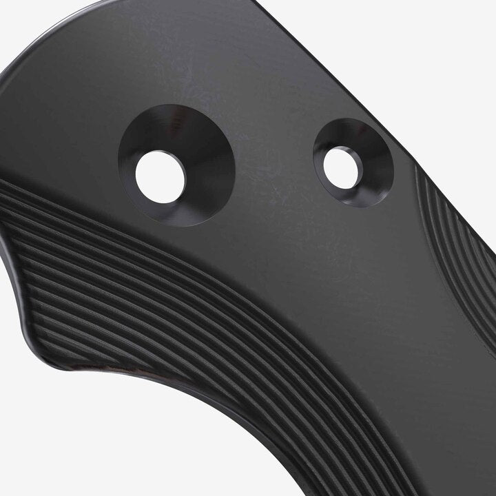 Titanium Lotus Scales for Spyderco Paramilitary 2 Knife-Scales-Spyderco-Flytanium