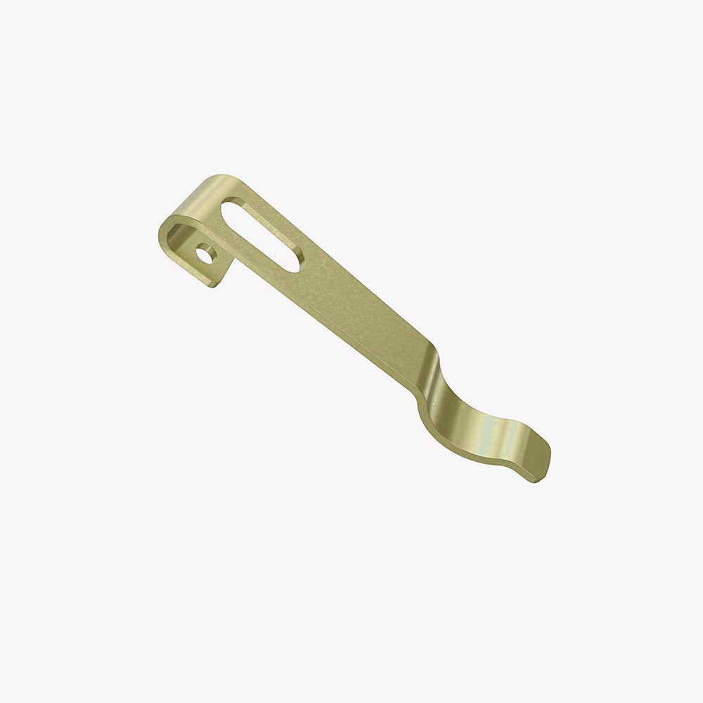 Titanium Pocket Clip for Boker Kalashnikov Knives-Pocket Clip-Boker-Gold Anodize-Flytanium