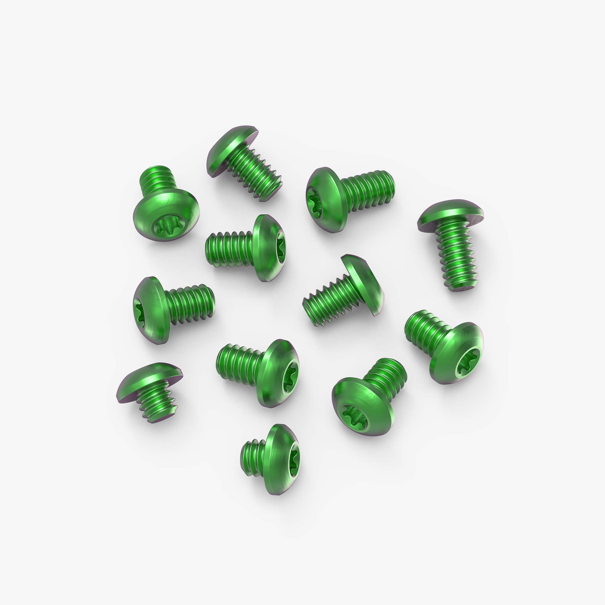 Titanium Screws for Benchmade Bugout & Mini Bugout-Hardware-Benchmade-Green Anodize-Flytanium